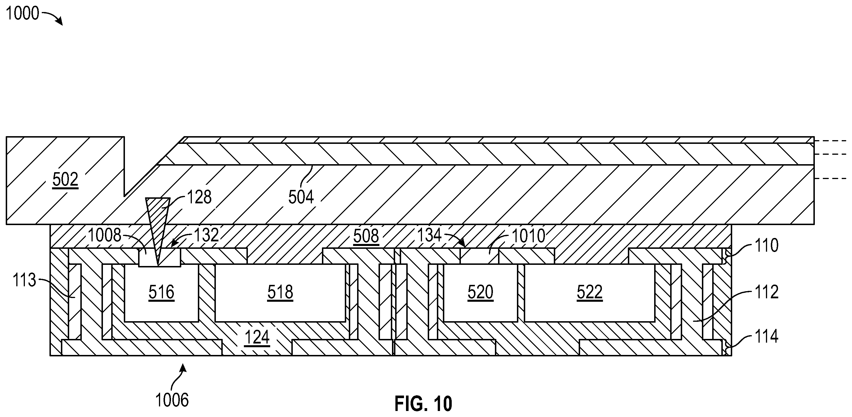 Patent US12504590 Figure 10 – Optical wafer-level package