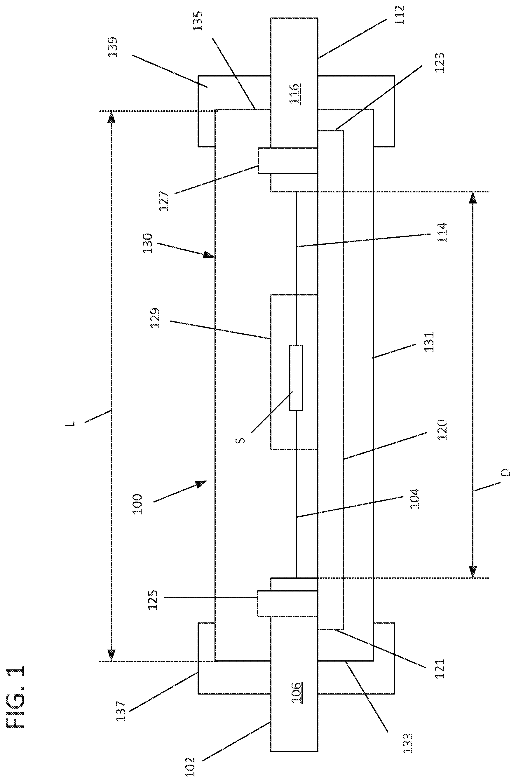 Patent US12504596 Figure 1 – Splice closure