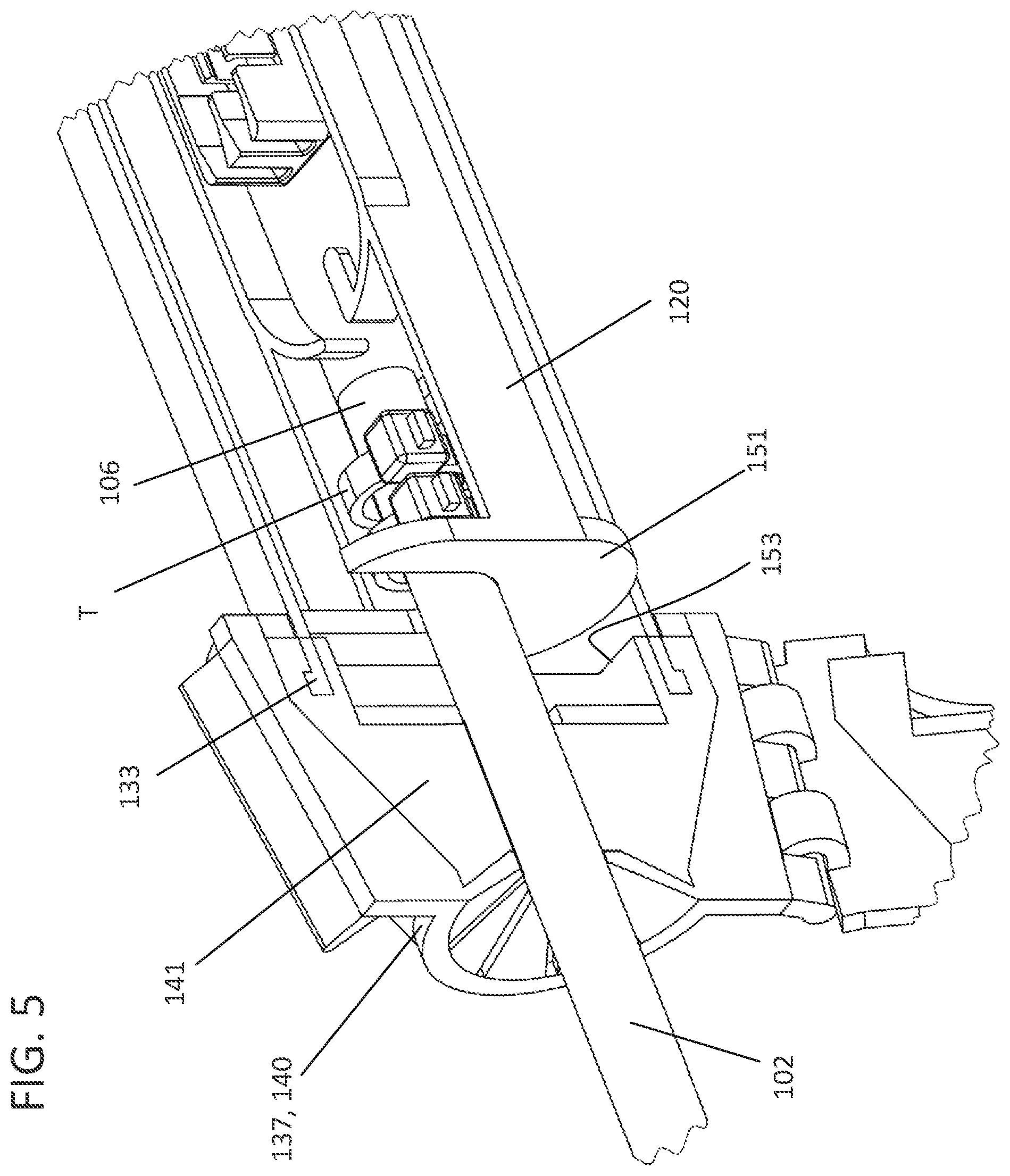 Patent US12504596 Figure 5 – Splice closure