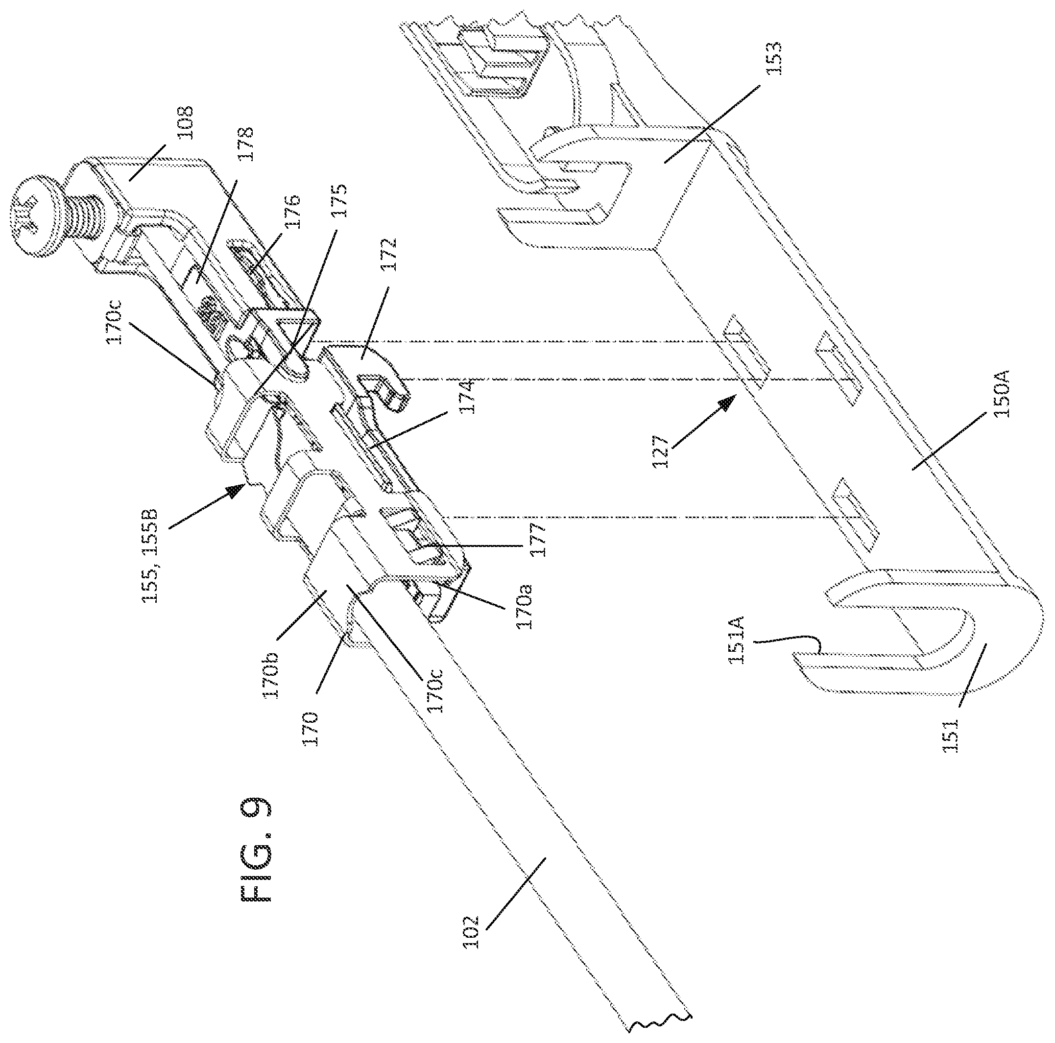 Patent US12504596 Figure 9 – Splice closure
