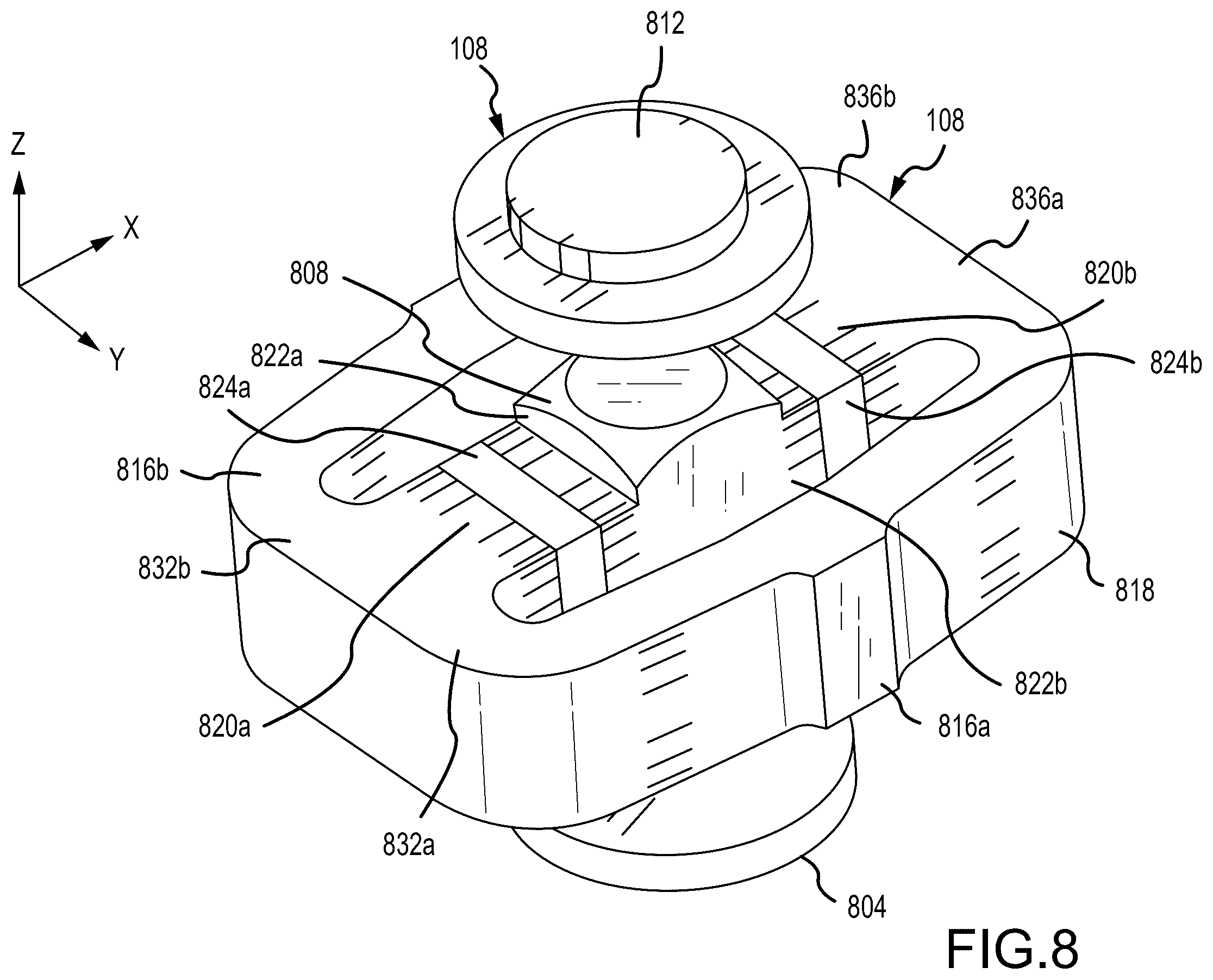 Patent US12504603 Figure 7 – Actuator and method for precise positioning