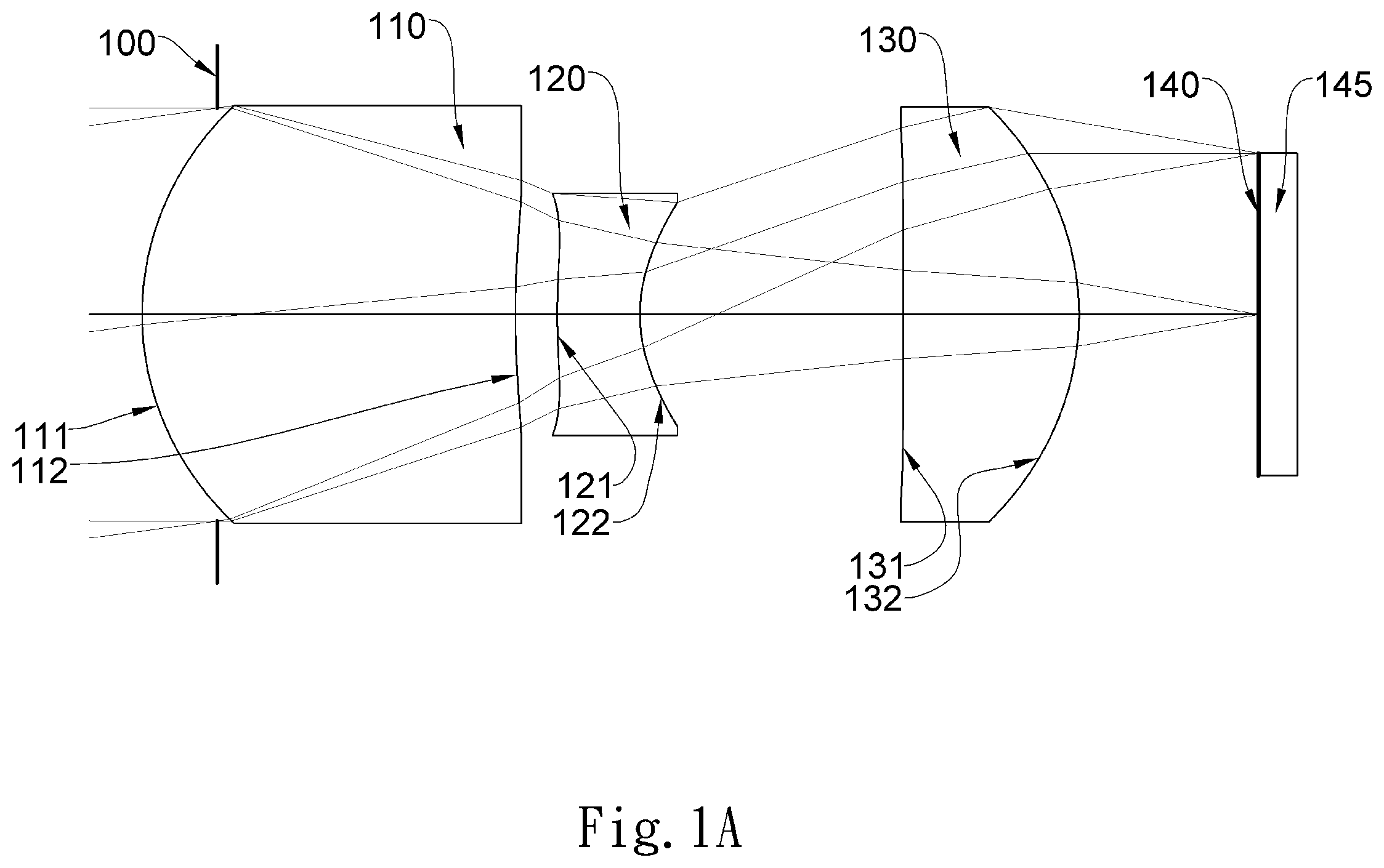 Patent US12504605 Figure 1 – Lens system, projection apparatus, detecting module and electronic device