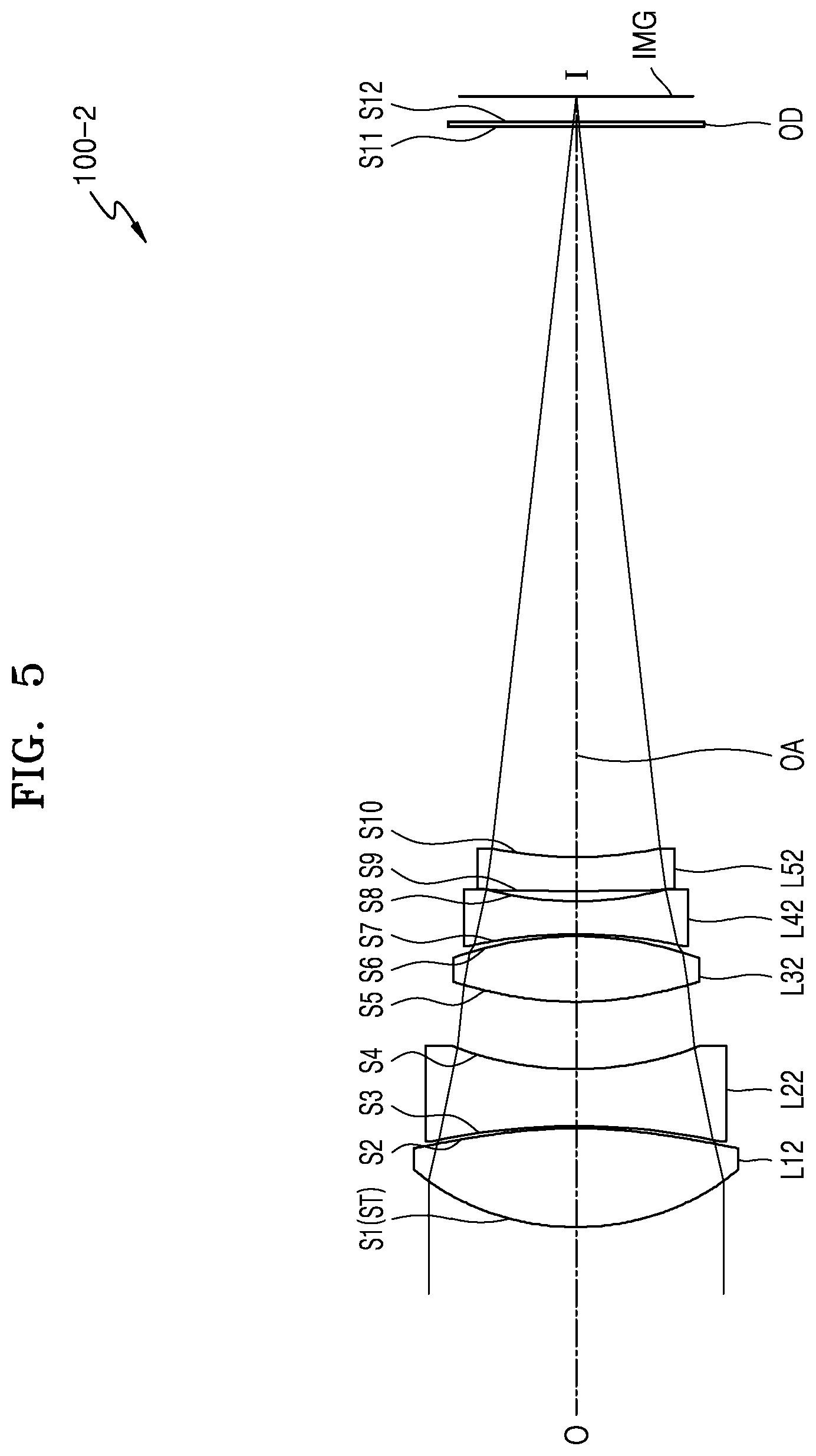 Patent US12504606 Figure 5 – Lens assembly and electronic apparatus including the same