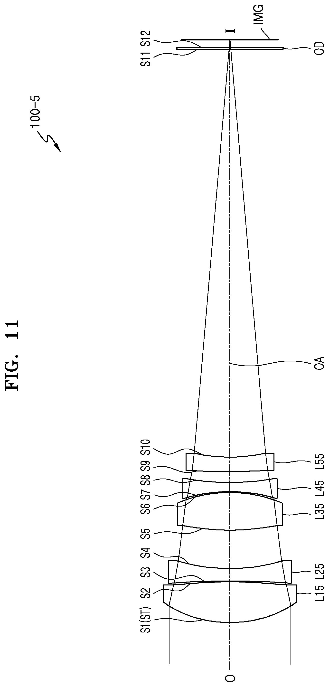 Patent US12504606 Figure 11 – Lens assembly and electronic apparatus including the same