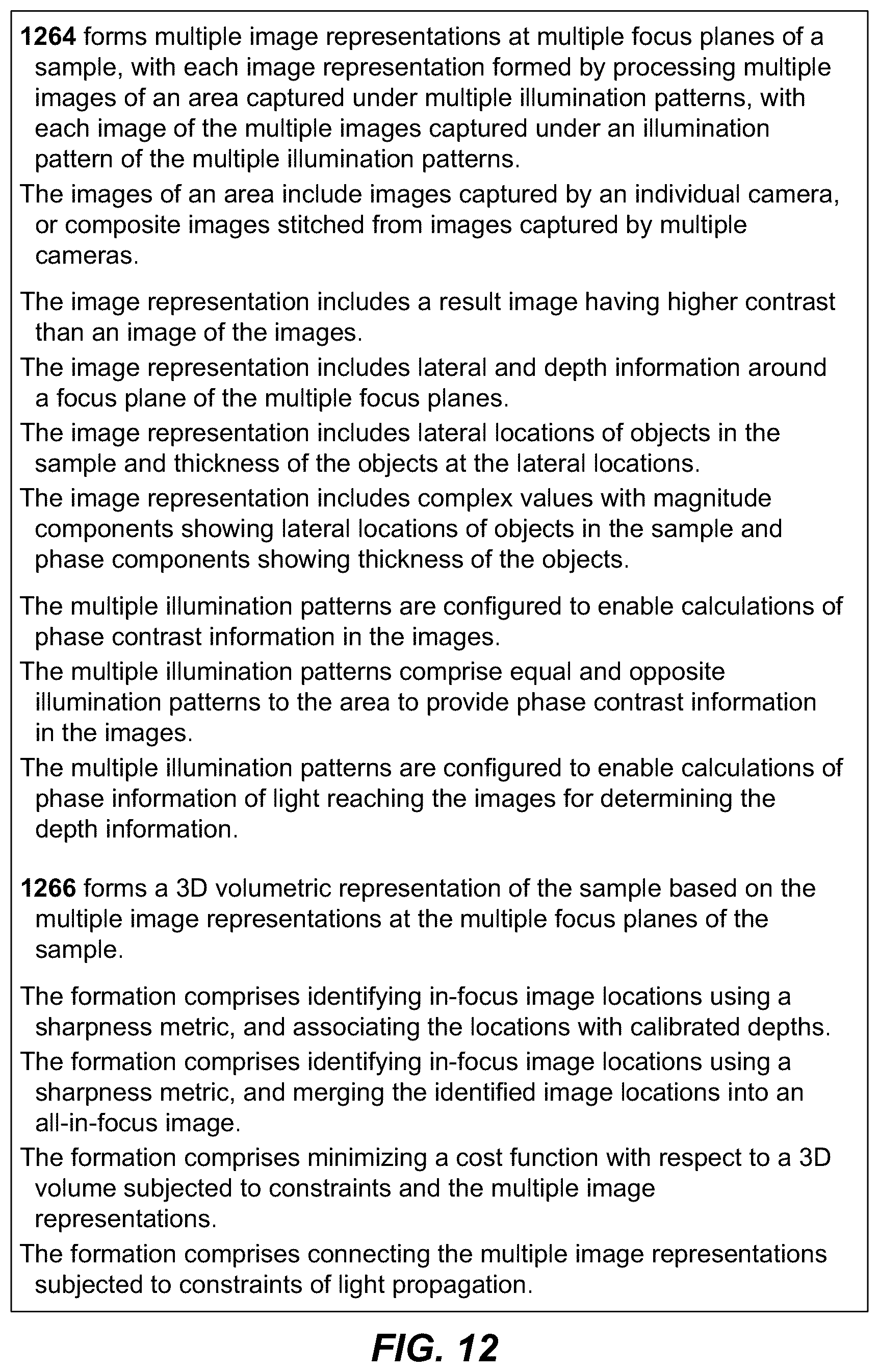 Patent US12504615 Figure 12 – System and method for parallelized volumetric microscope imaging