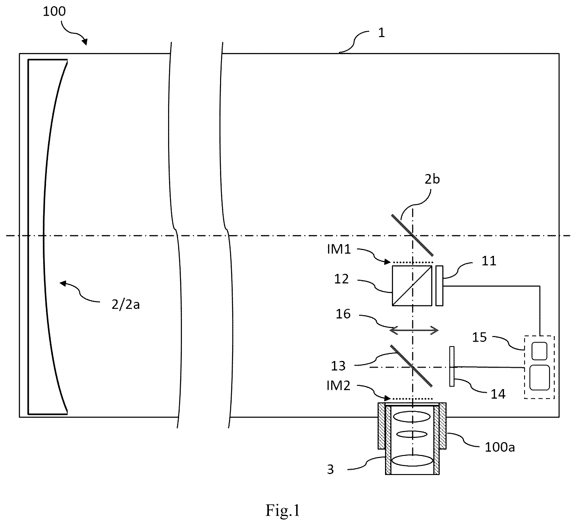 Patent US12504619 Figure 1 – Telescope, and electronic eyepiece and eyepiece adapter for the same