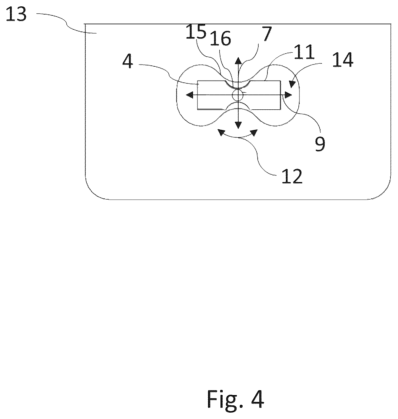 Patent US12504620 Figure 4 – Arrangement for a tunable lens