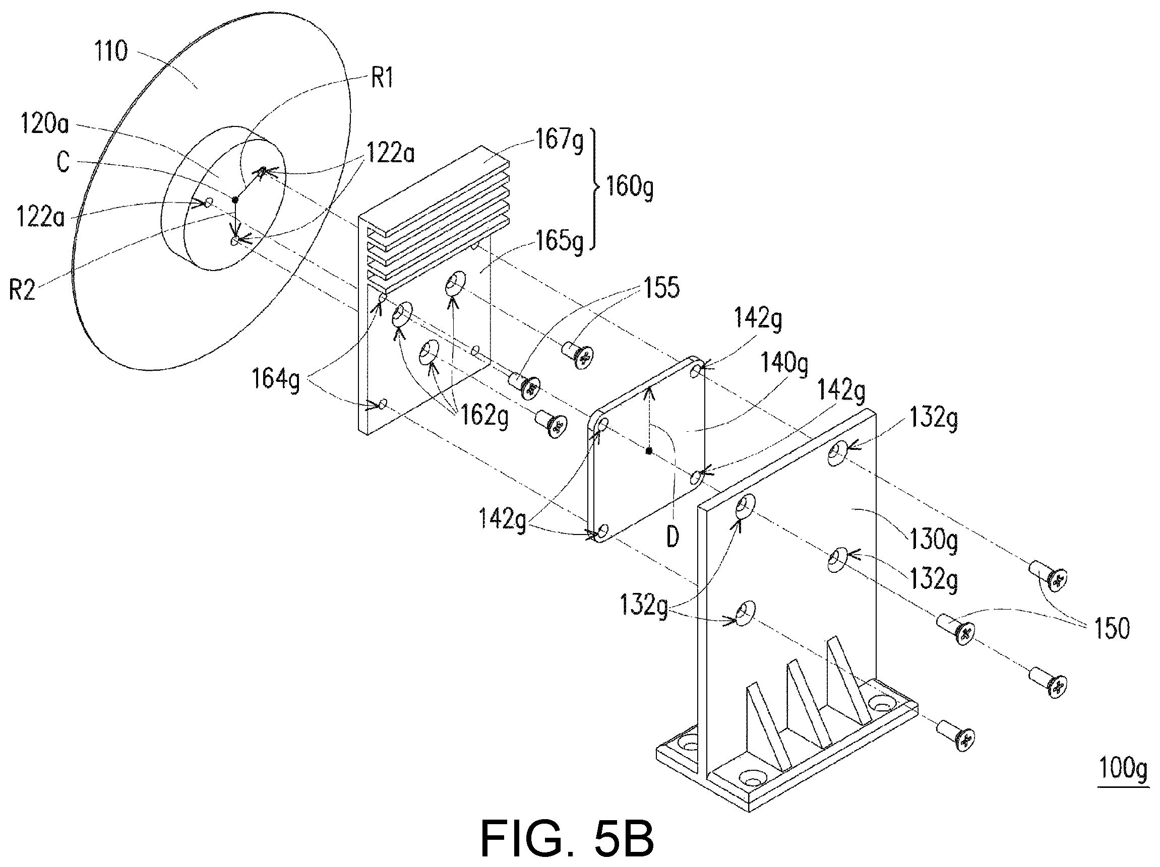 Patent US12504621 Figure 19 – Wheel of projector having damper