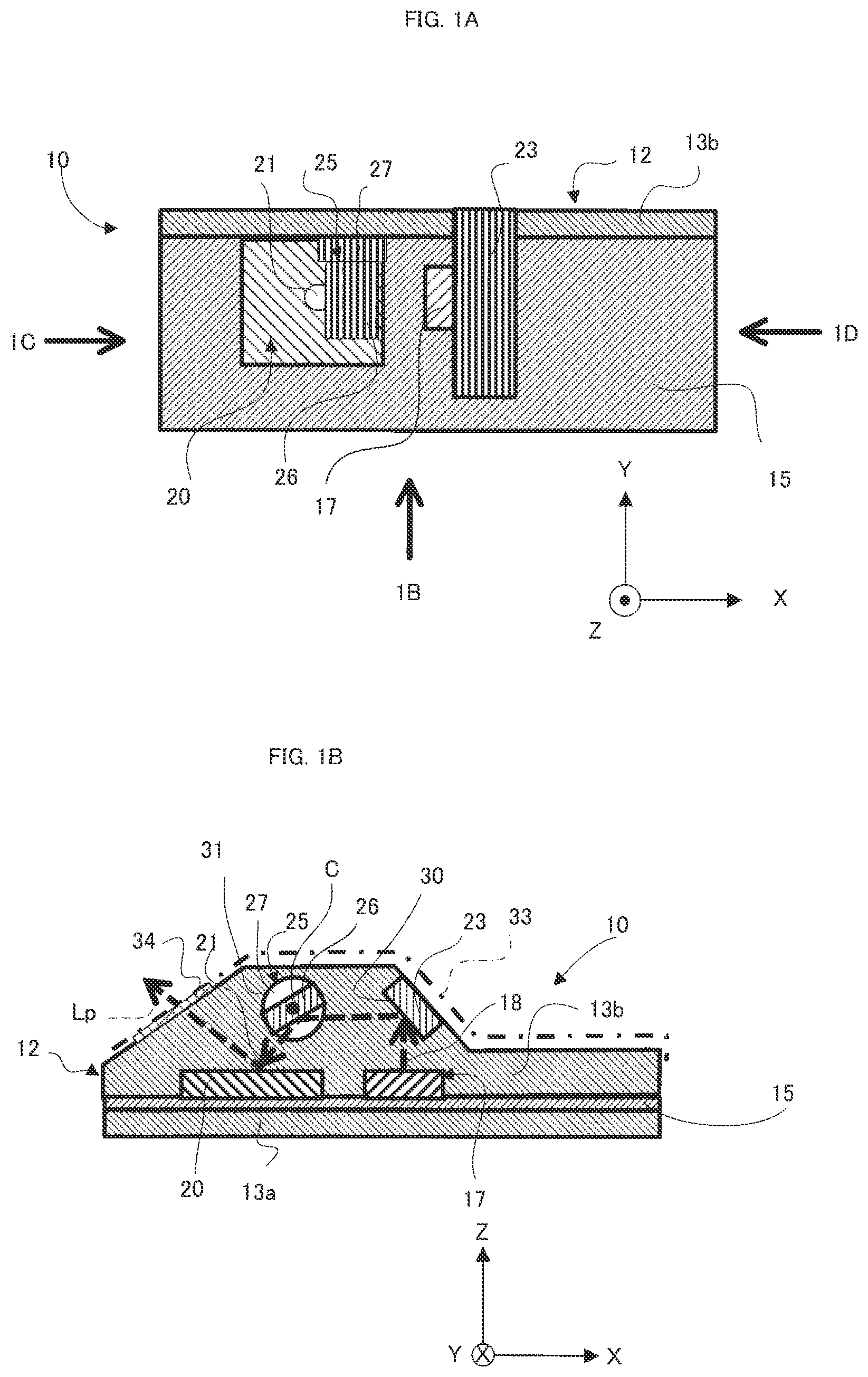 Patent US12504622 — Optical scanning device — Figure 1
