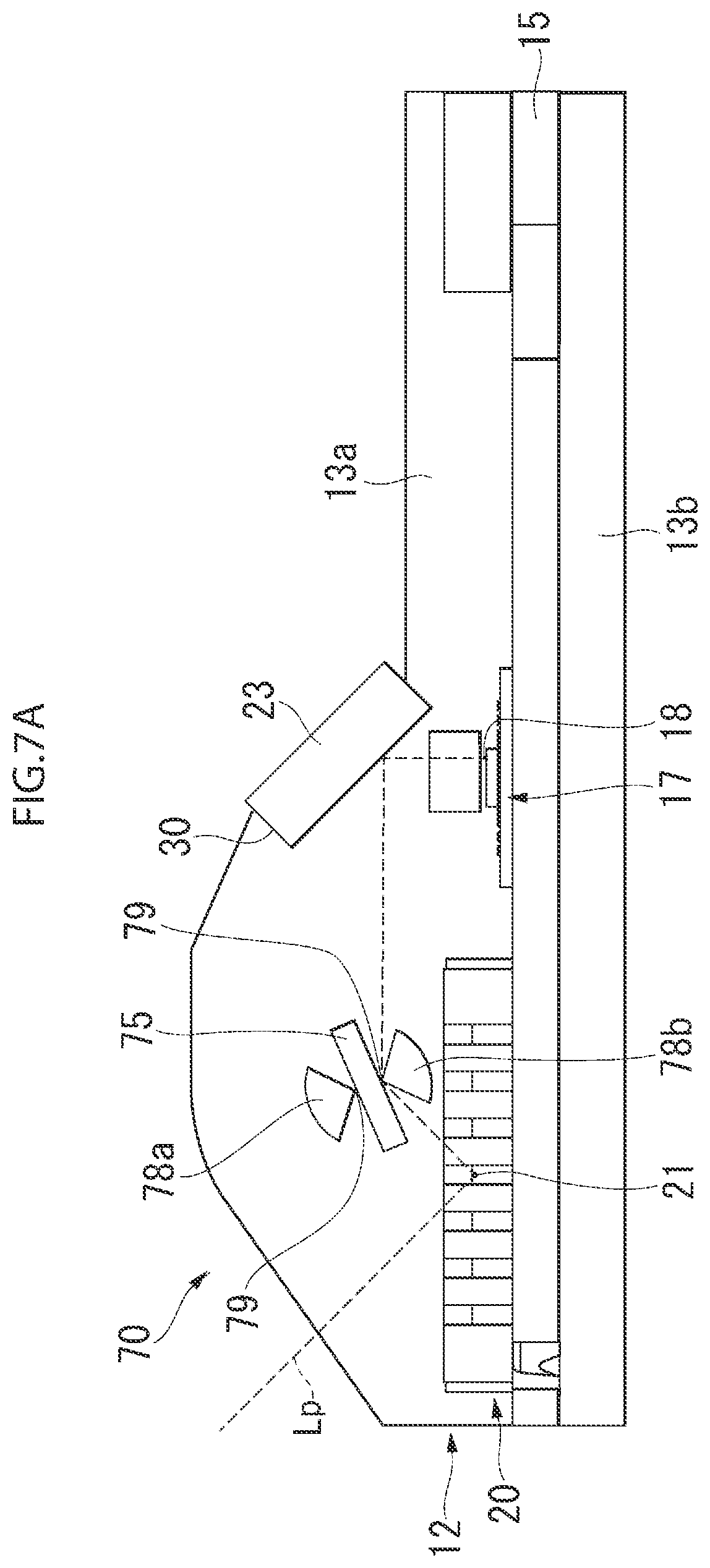 Patent US12504622 Figure 8 – Optical scanning device