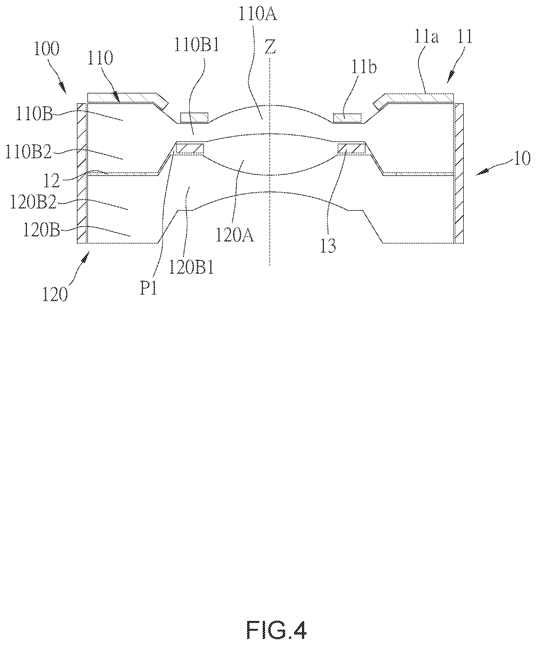 Patent US12504624 Figure 4 – Optical lens