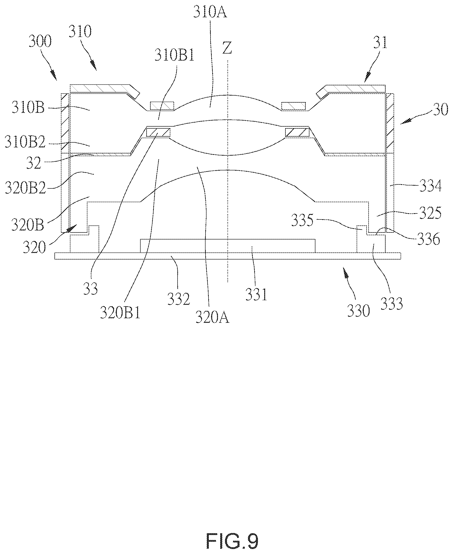 Patent US12504624 Figure 9 – Optical lens