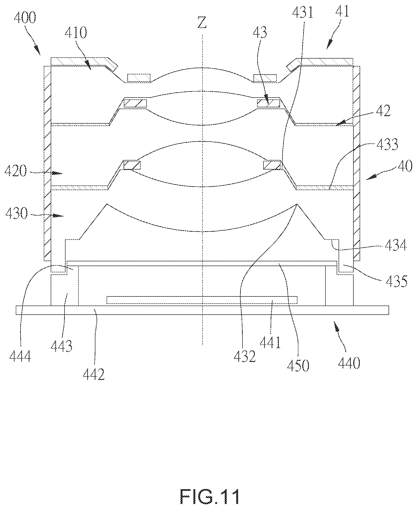 Patent US12504624 Figure 11 – Optical lens
