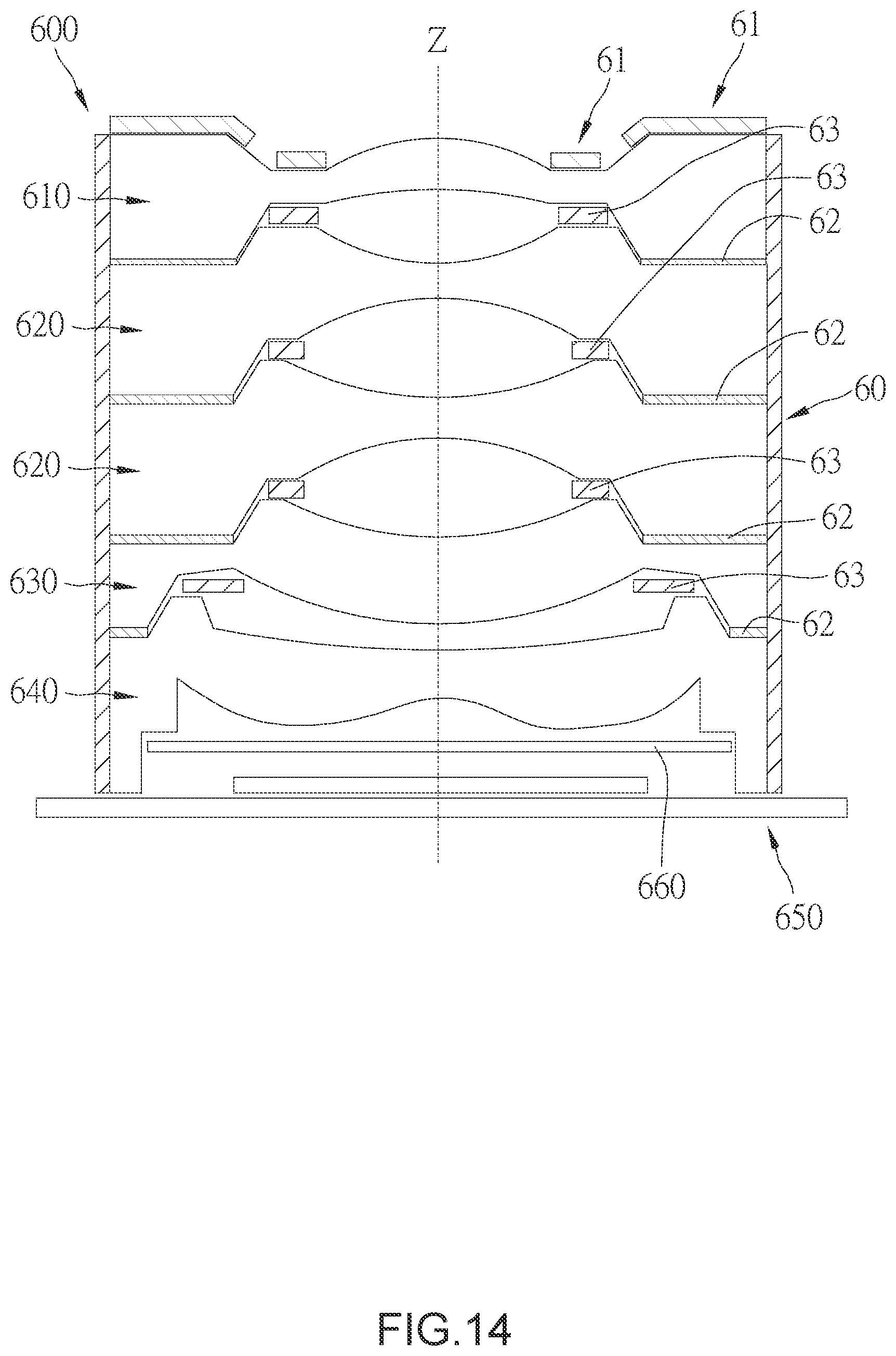 Patent US12504624 Figure 14 – Optical lens