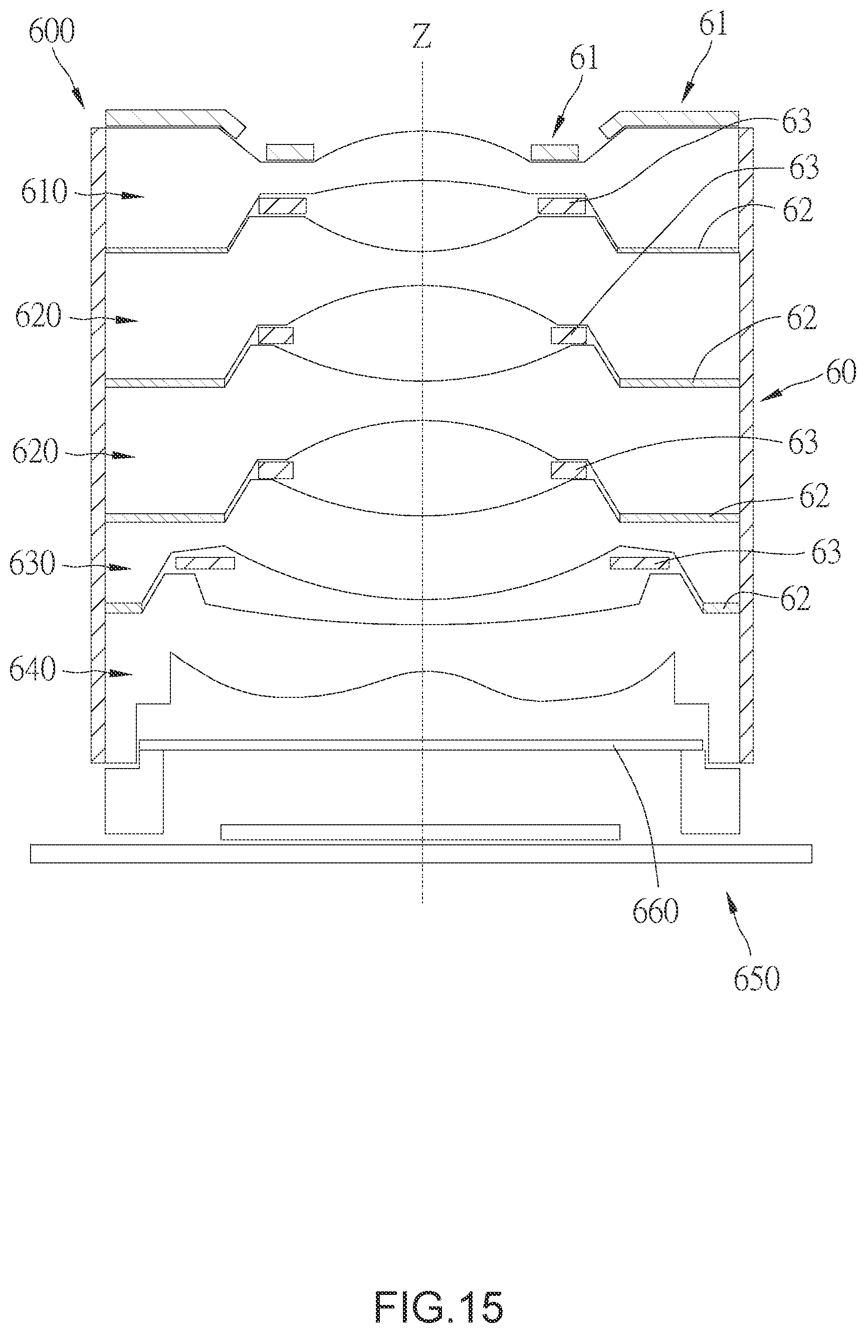 Patent US12504624 Figure 15 – Optical lens