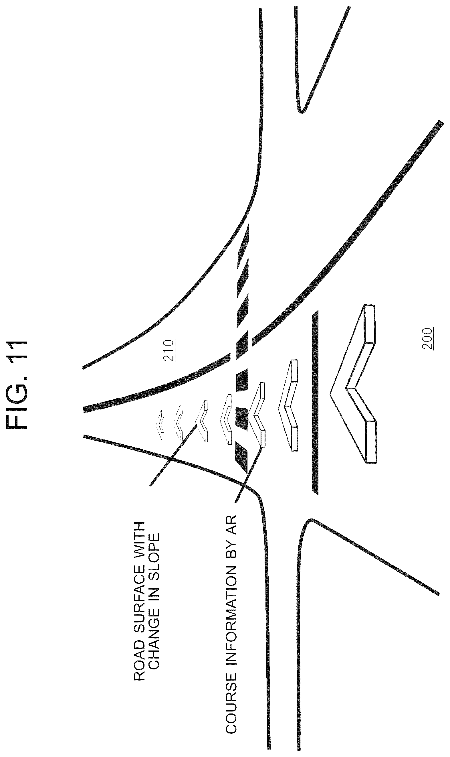 Patent US12504627 Figure 11 – Head-up display