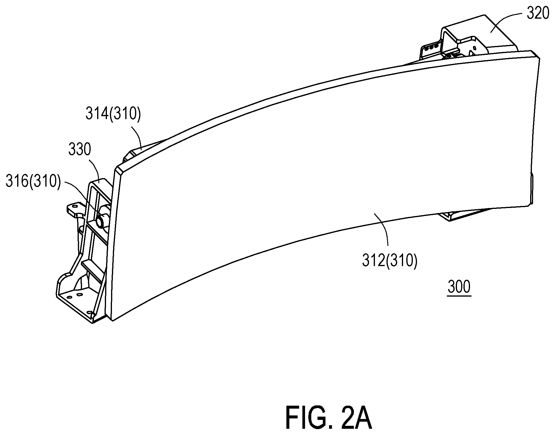 Patent US12504628 Figure 3 – Rotary structure module and head-up display device