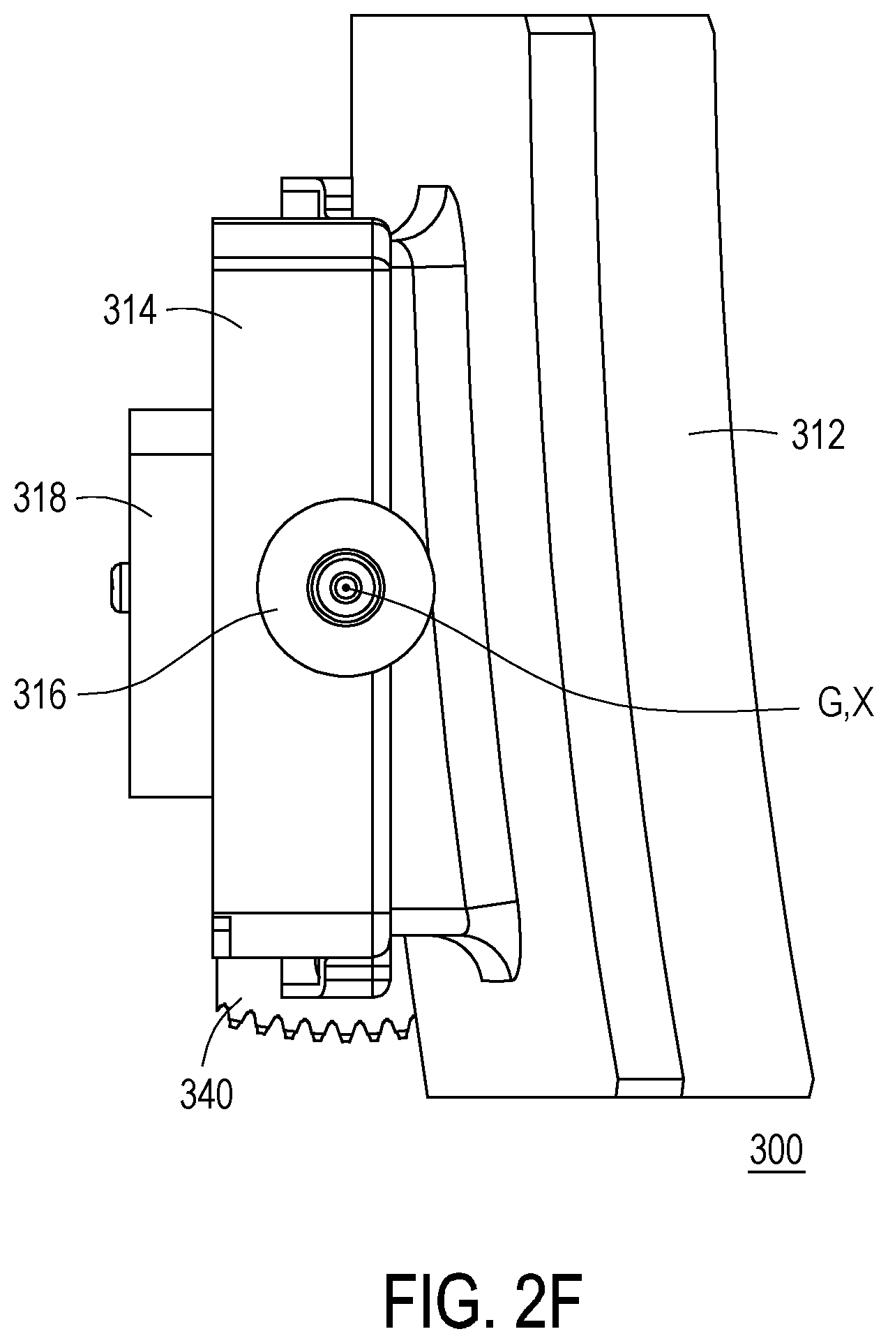 Patent US12504628 Figure 8 – Rotary structure module and head-up display device