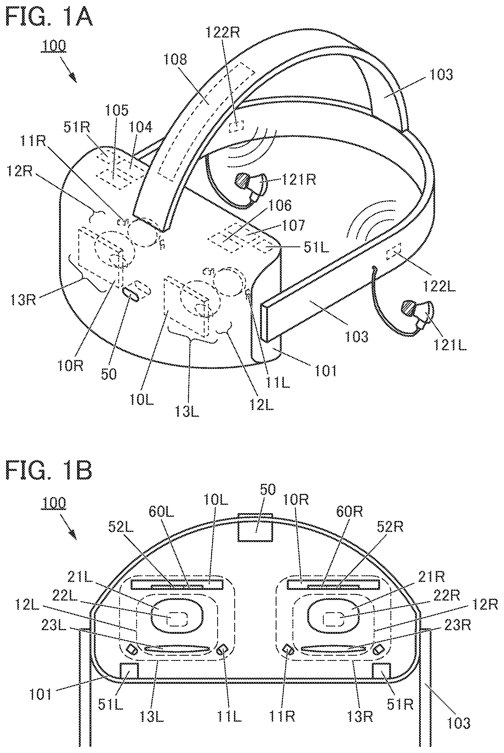 Patent US12504632 Figure 1 – Optical device