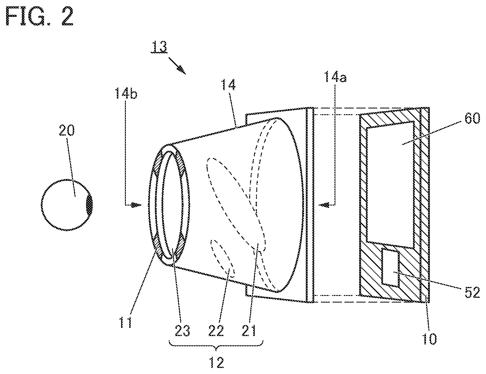 Patent US12504632 Figure 2 – Optical device