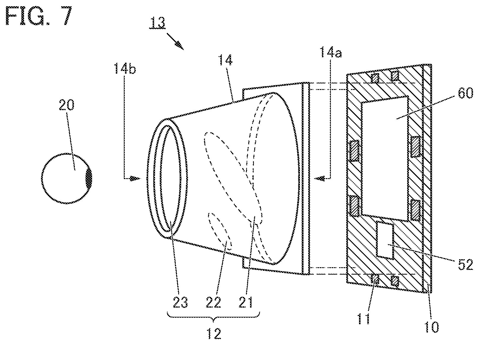 Patent US12504632 Figure 7 – Optical device