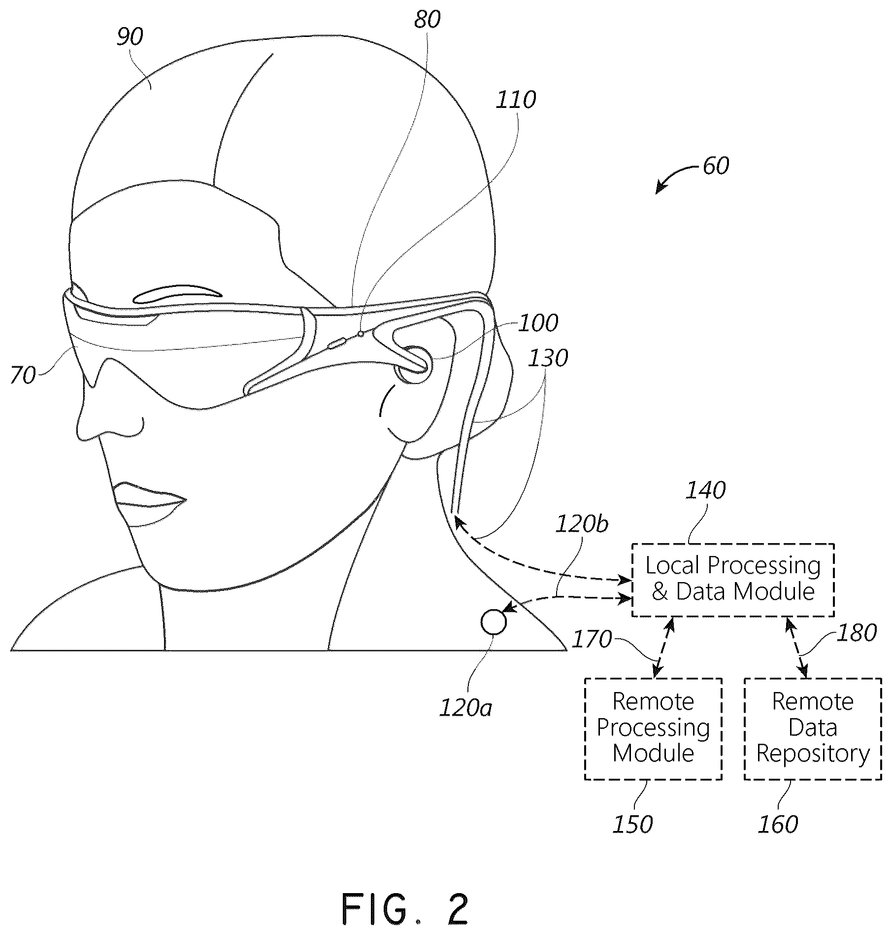 Patent US12504635 Figure 2 – System for providing illumination of the eye