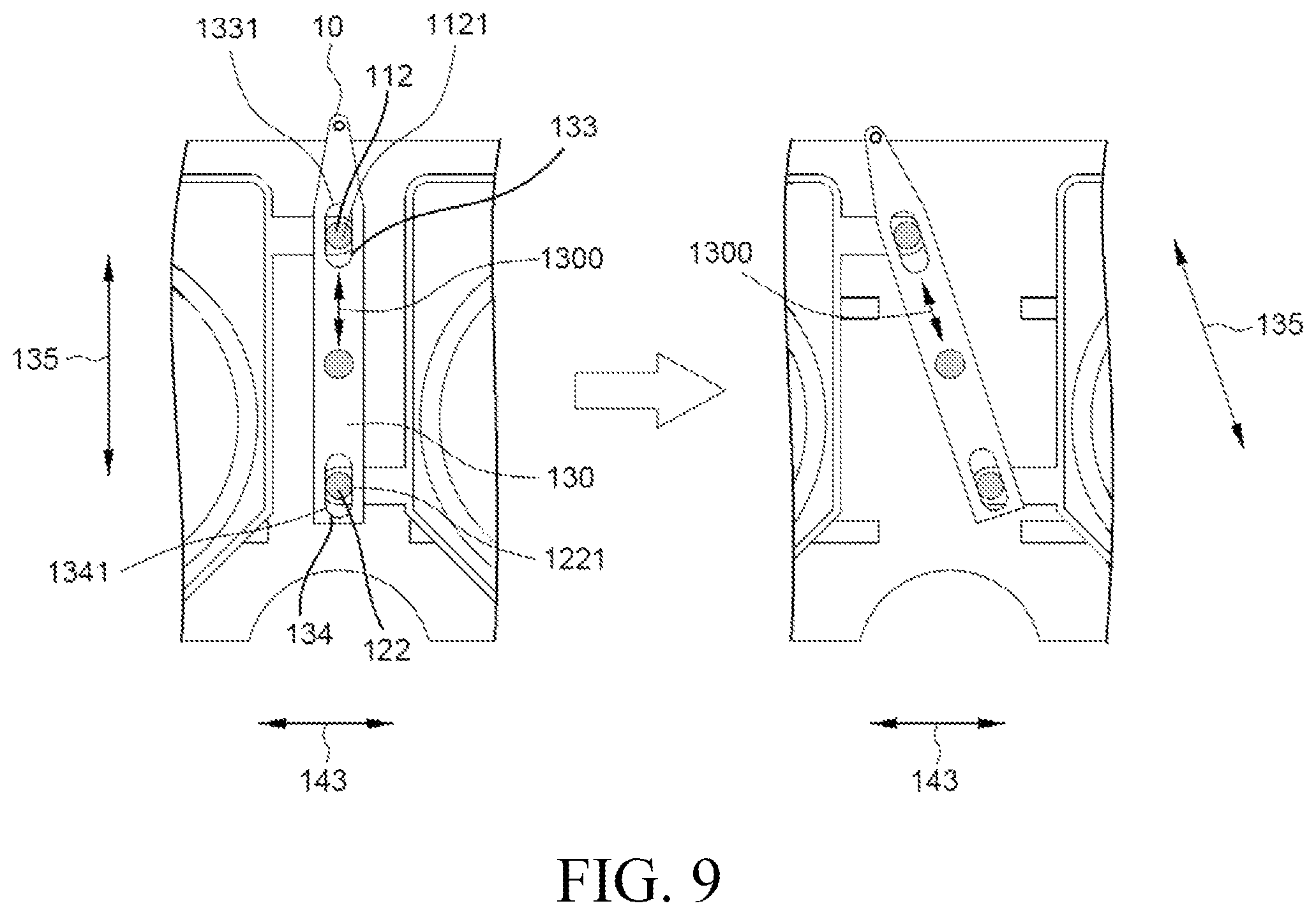 Patent US12504636 Figure 6 – Interpupillary distance adjustment module and head mounted electronic device