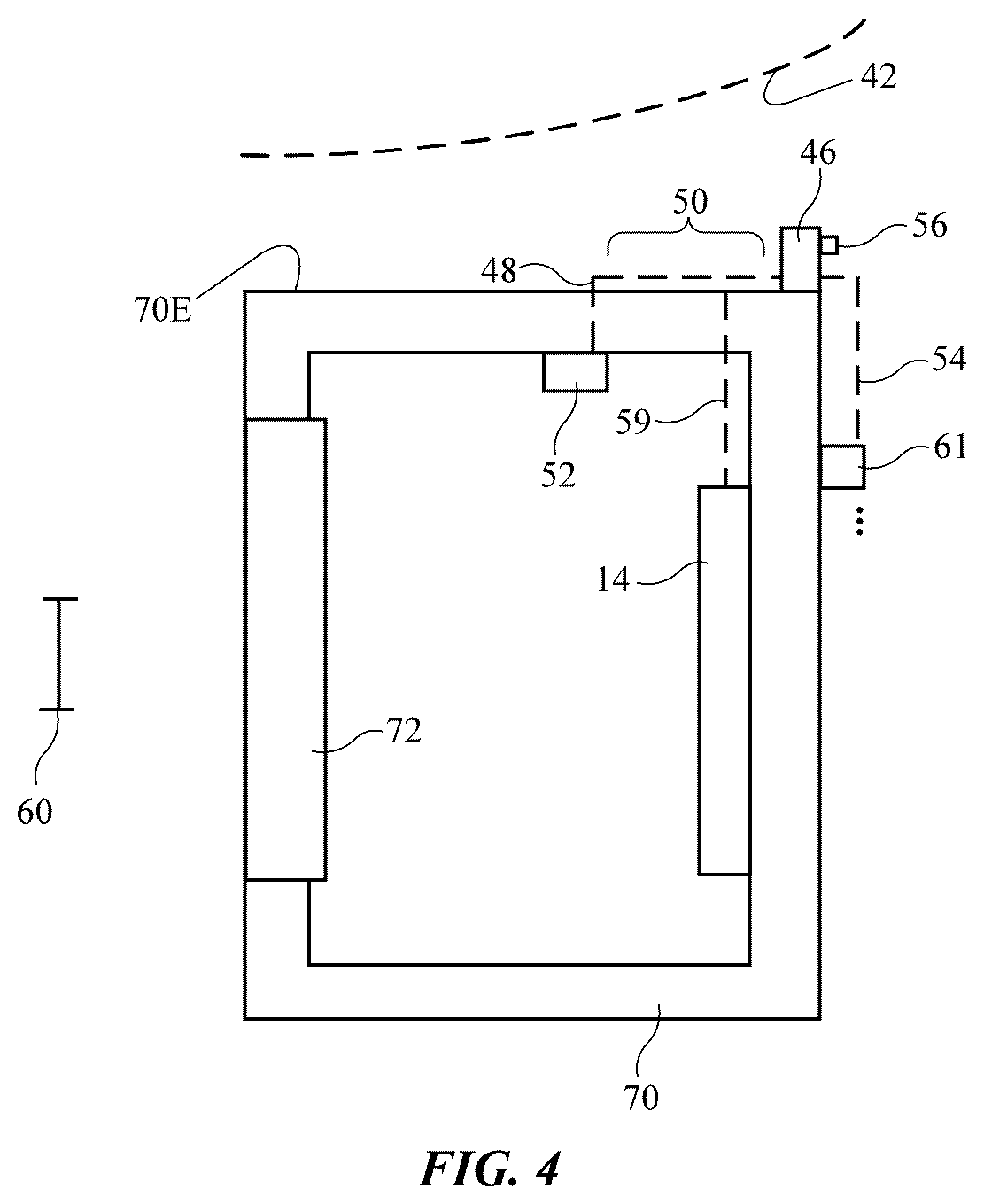 Patent US12504638 Figure 4 – Head-mounted electronic display device with lens position sensing