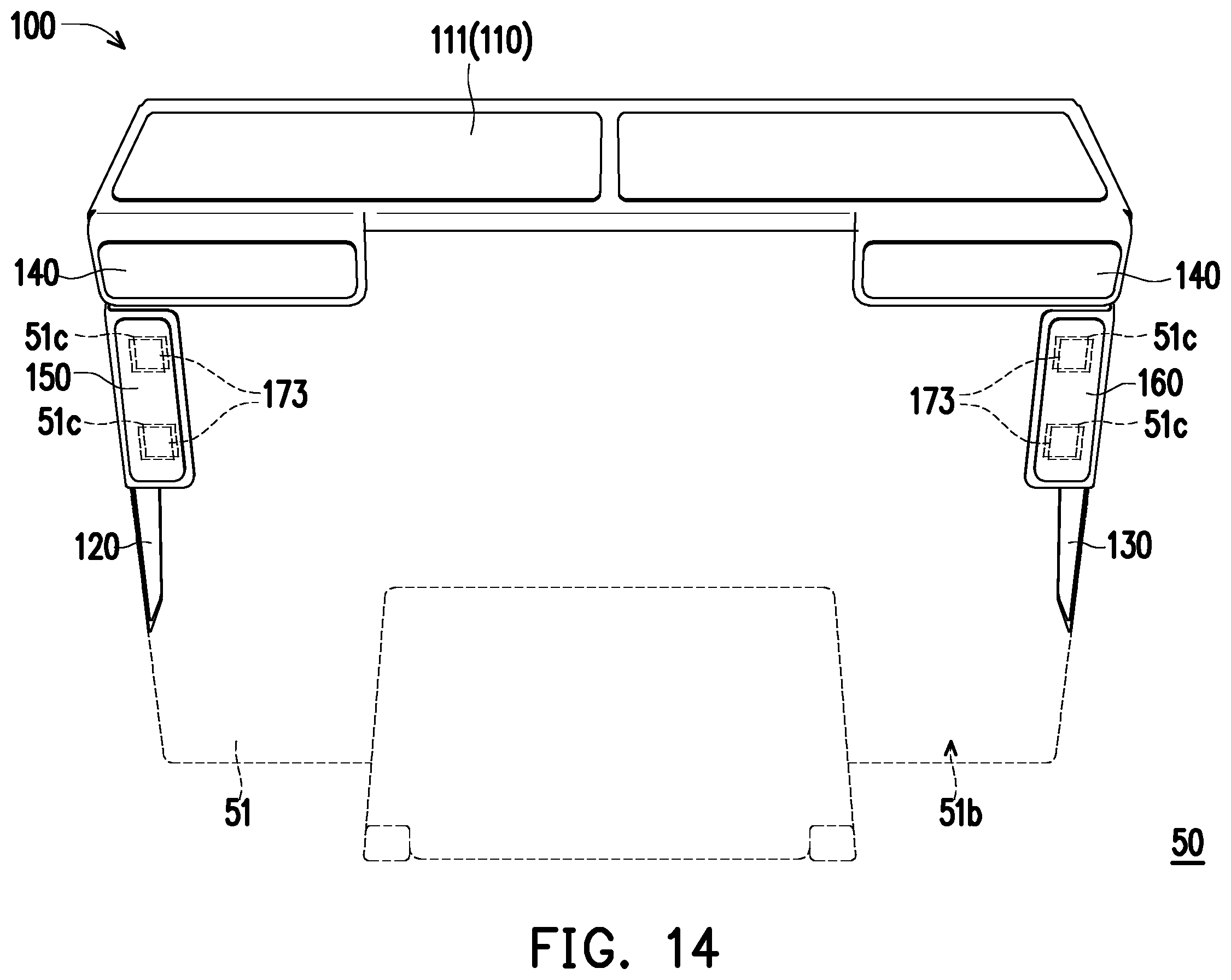 Patent US12504640 Figure 14 – Foldable light-shielding hood and portable electronic device