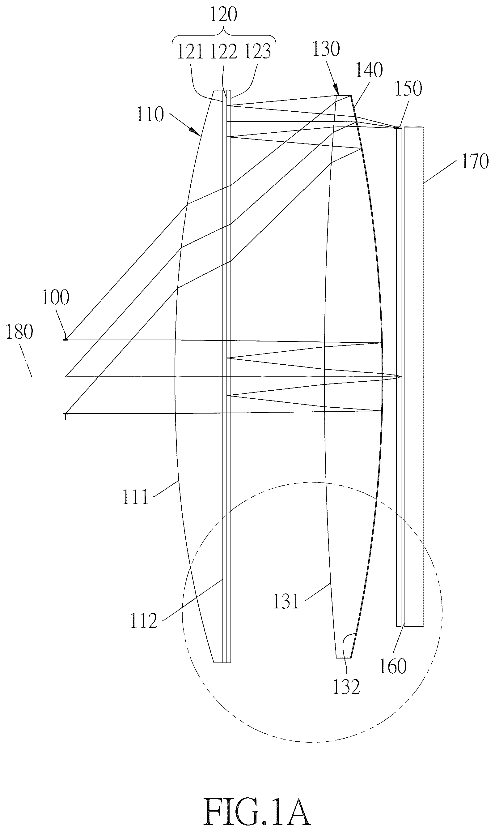 Patent US12504641 Figure 1 – Optical lens assembly and head-mounted electronic device