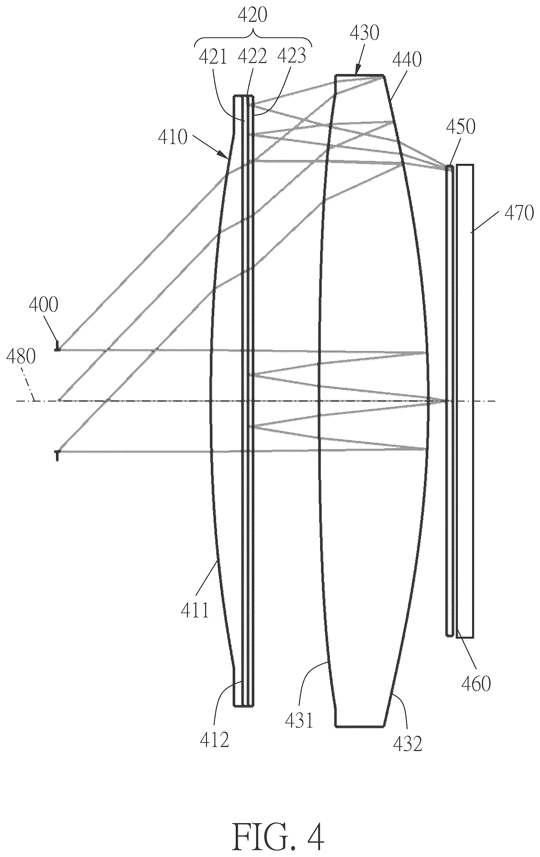 Patent US12504641 Figure 5 – Optical lens assembly and head-mounted electronic device