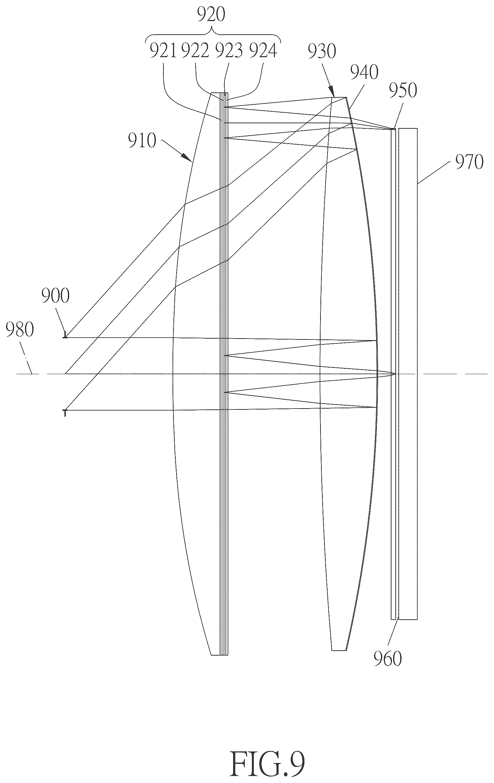 Patent US12504641 Figure 10 – Optical lens assembly and head-mounted electronic device