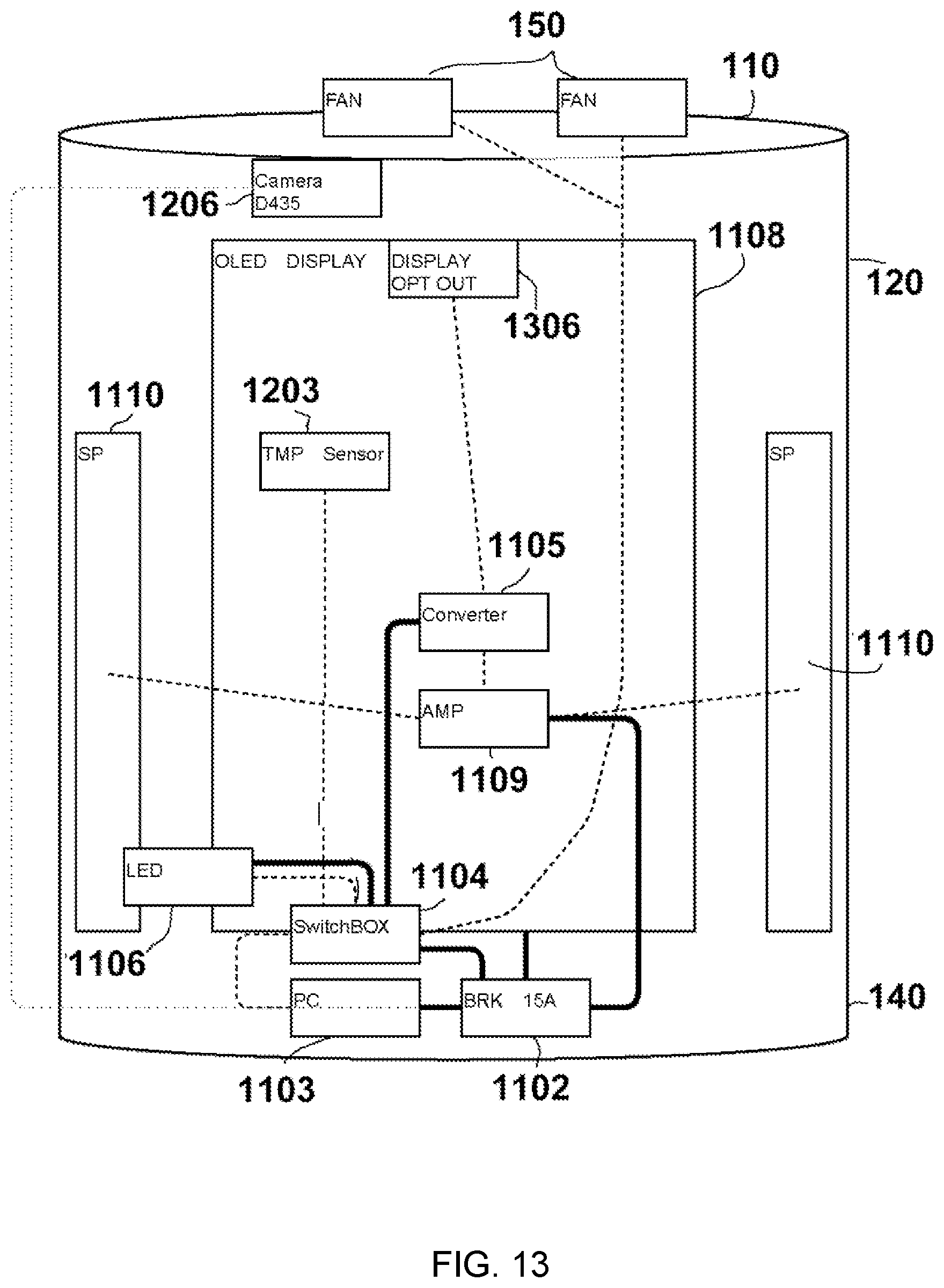 Patent US12504645 Figure 13 – Holographic display