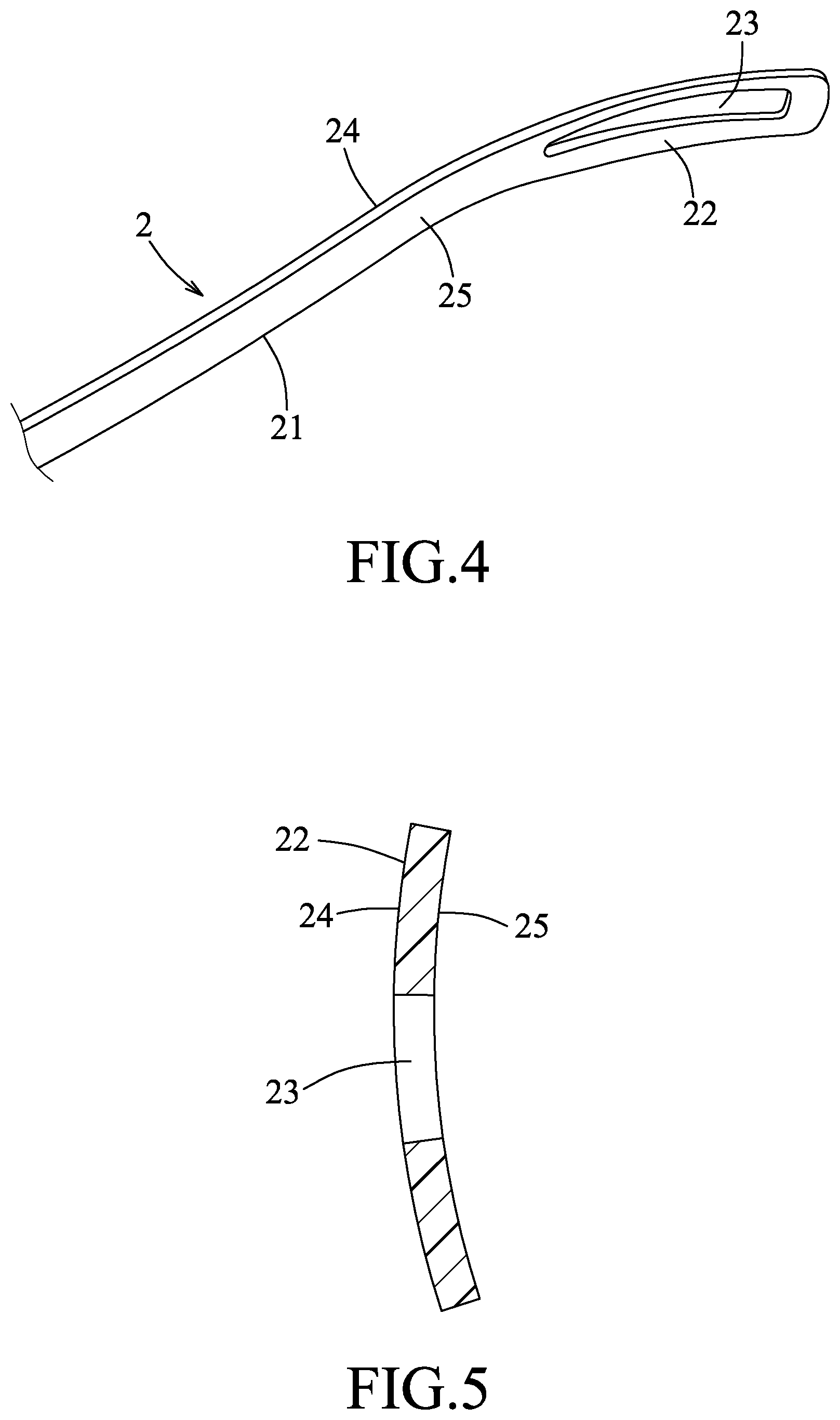 Patent US12504646 Figure 3 – Eyeglasses having temples bendable to convert between two different curved states