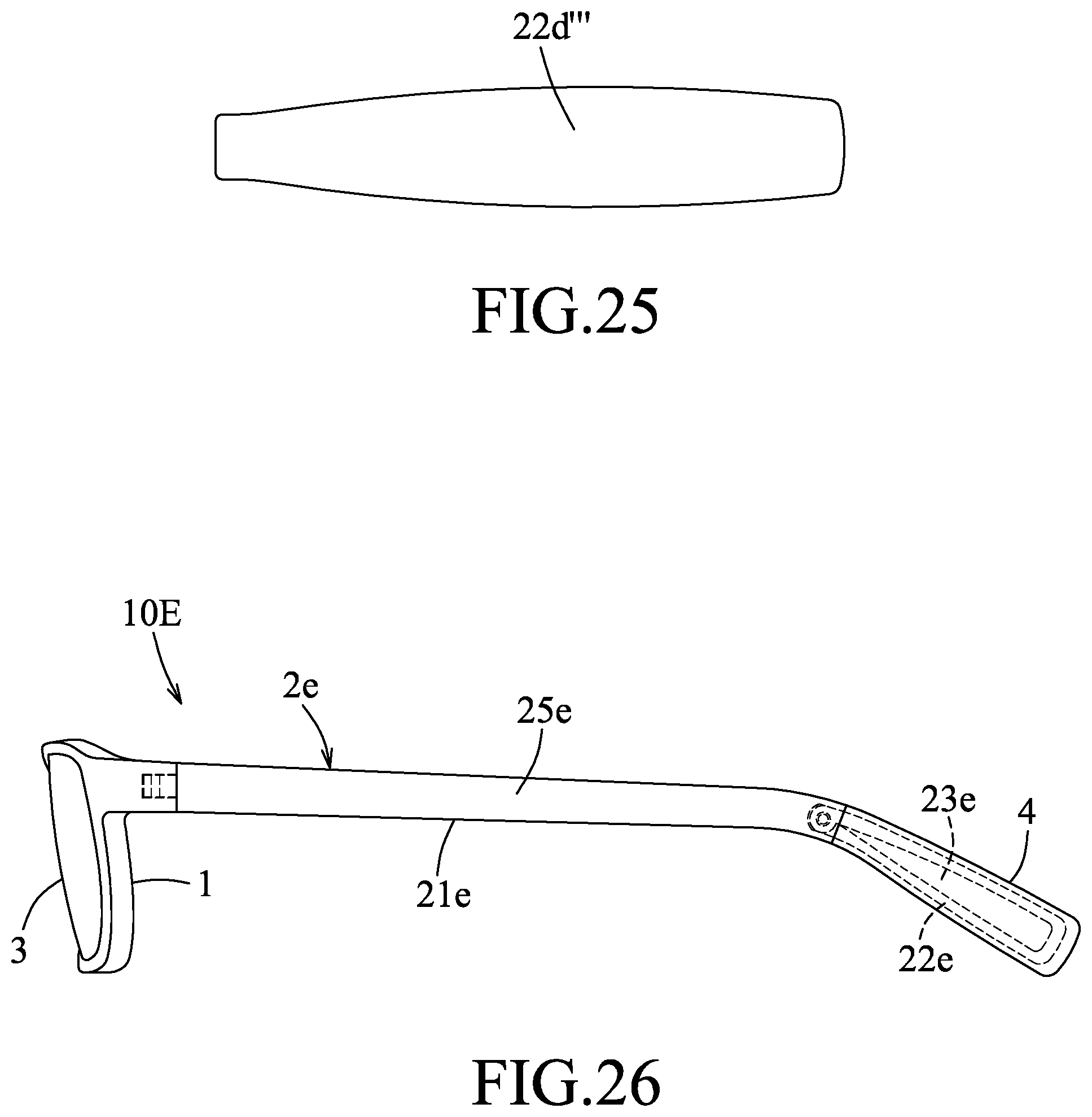 Patent US12504646 Figure 20 – Eyeglasses having temples bendable to convert between two different curved states