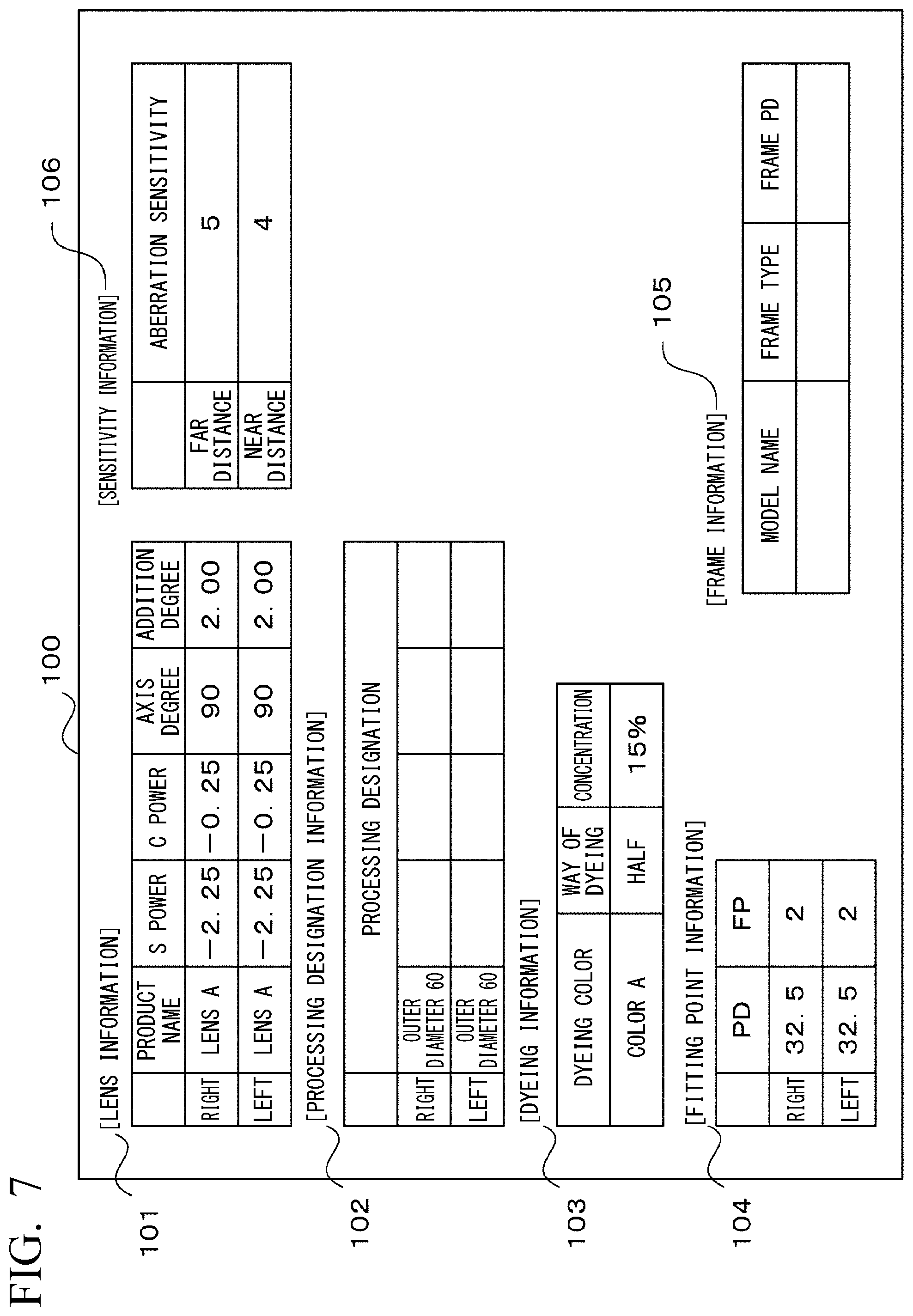 Patent US12504647 Figure 7 – Sensitivity evaluation method, ophthalmic lens design method, ophthalmic lens manufacturing method, ophthalmic lens, ophthalmic lens ordering device, ophthalmic lens order receiving device, and ophthalmic lens order receiving/ordering system