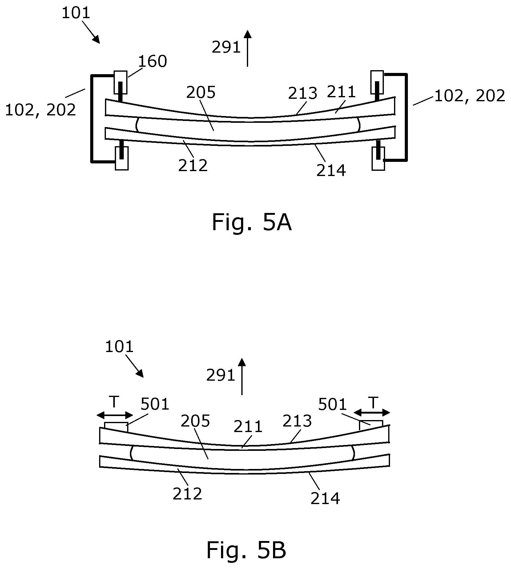 Patent US12504649 Figure 5 – Spectacles with sandwiched polymer structure