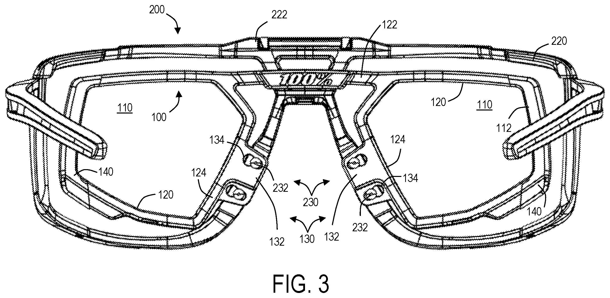 Patent US12504650 Figure 3 – Prescription lens insert for eyewear