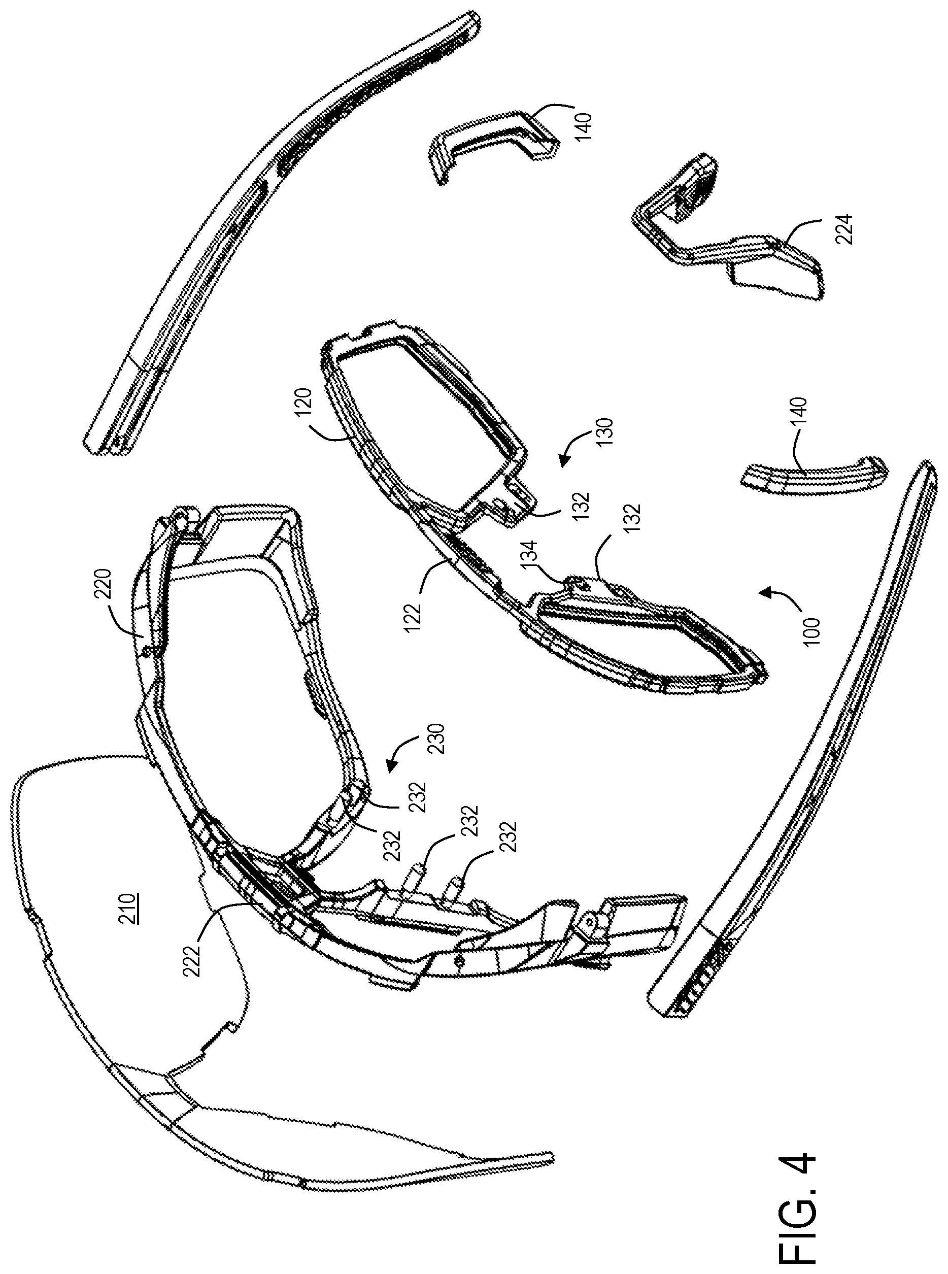 Patent US12504650 Figure 4 – Prescription lens insert for eyewear