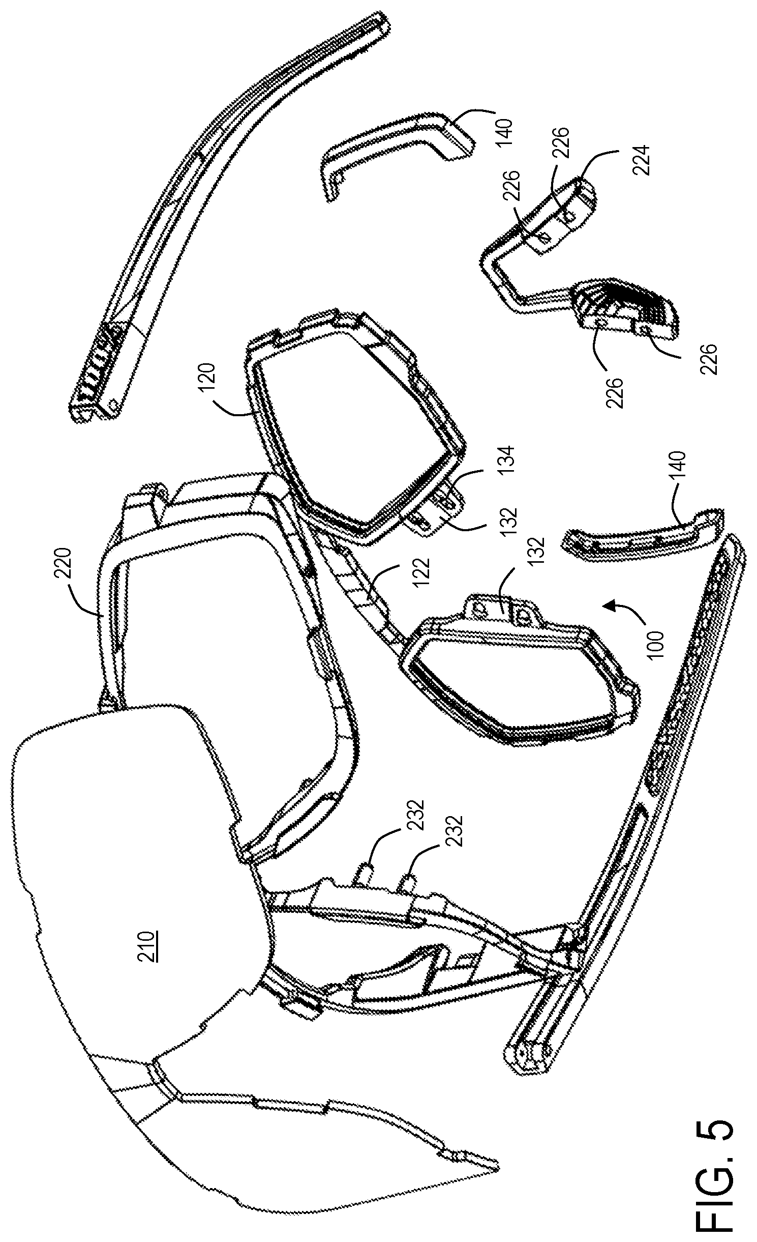 Patent US12504650 Figure 5 – Prescription lens insert for eyewear
