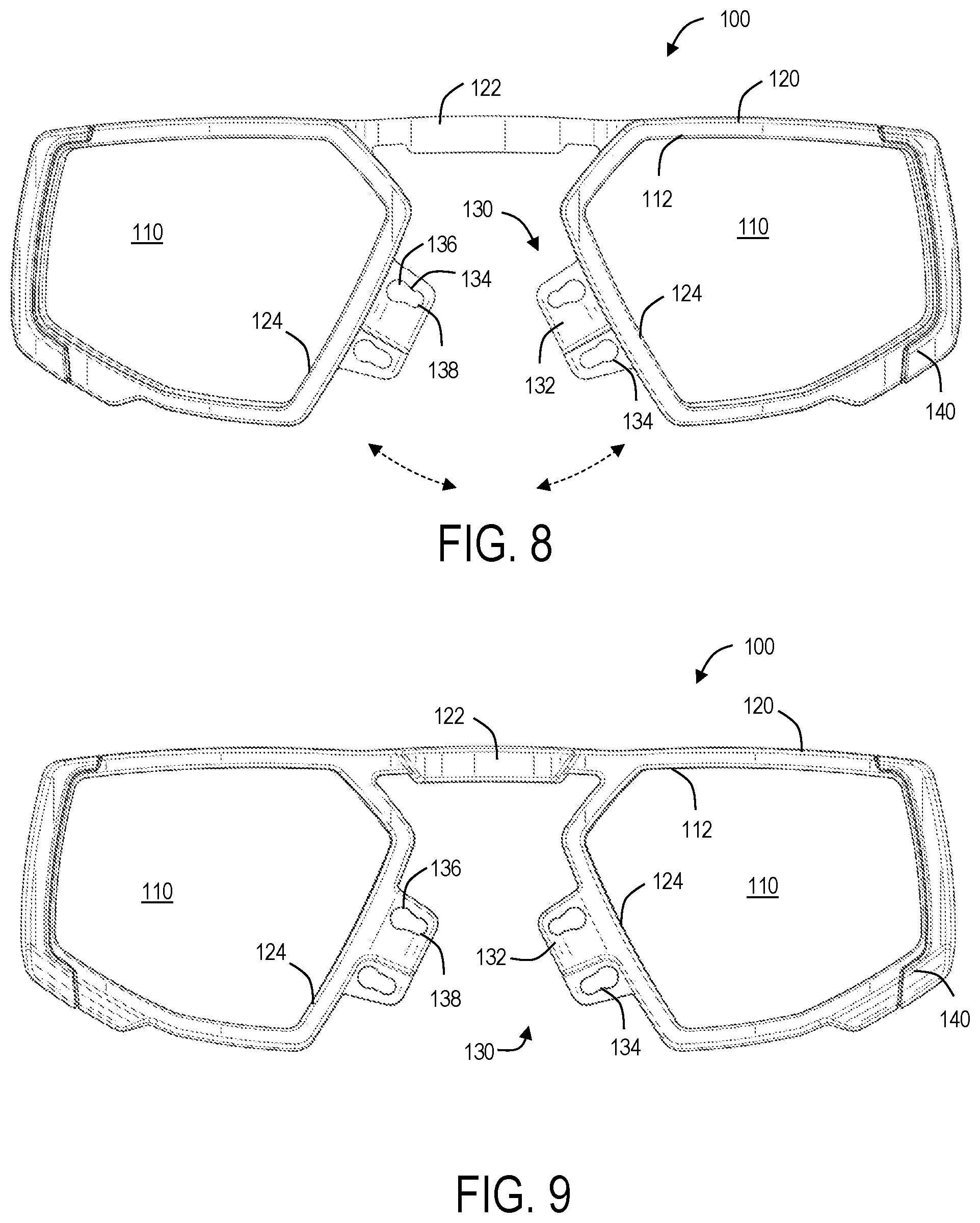 Patent US12504650 Figure 7 – Prescription lens insert for eyewear