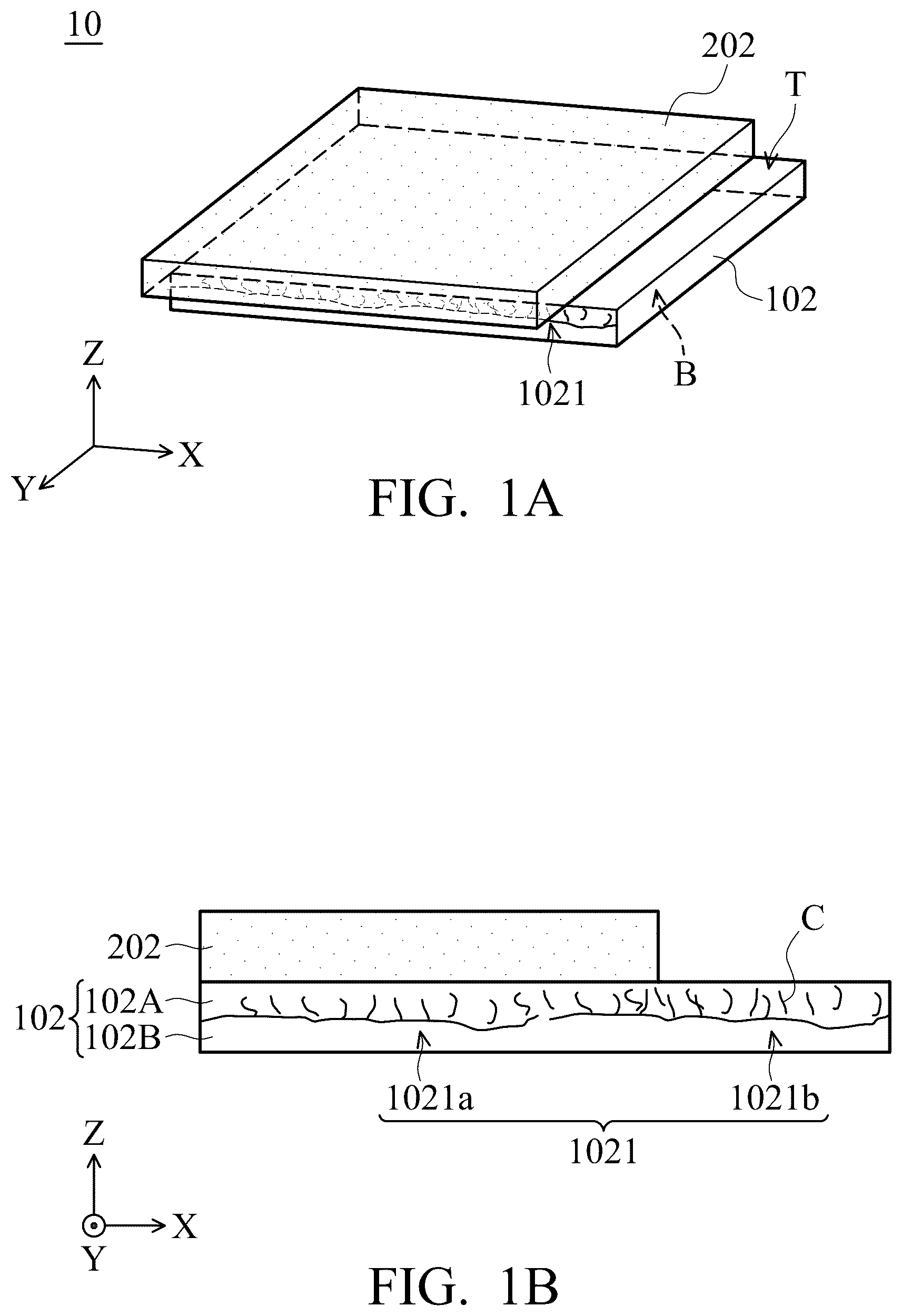 Patent US12504657 Figure 1 – Electronic device with a side surface having both grinded and ungrinded portions