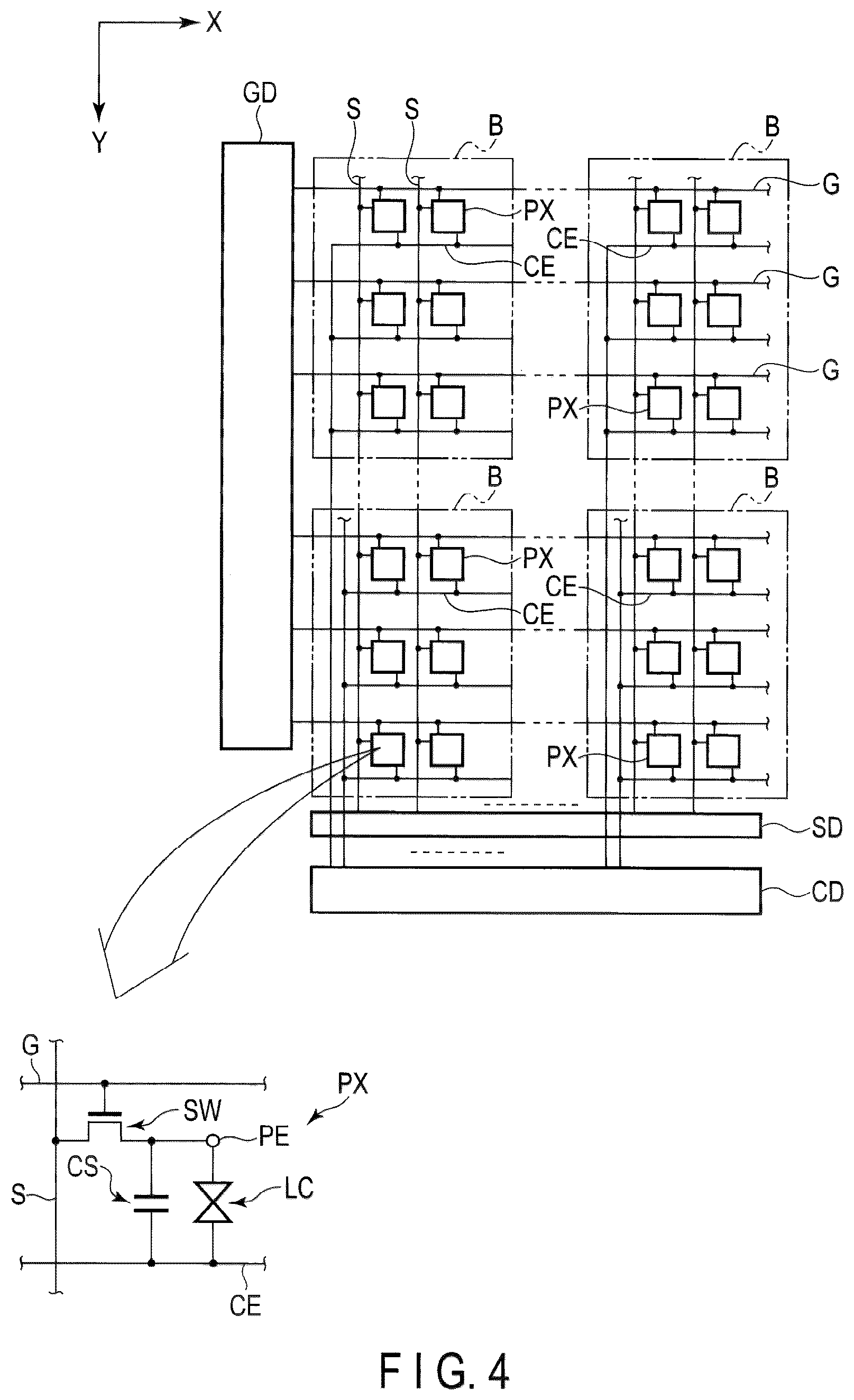 Patent US12504662 Figure 4 – Display device