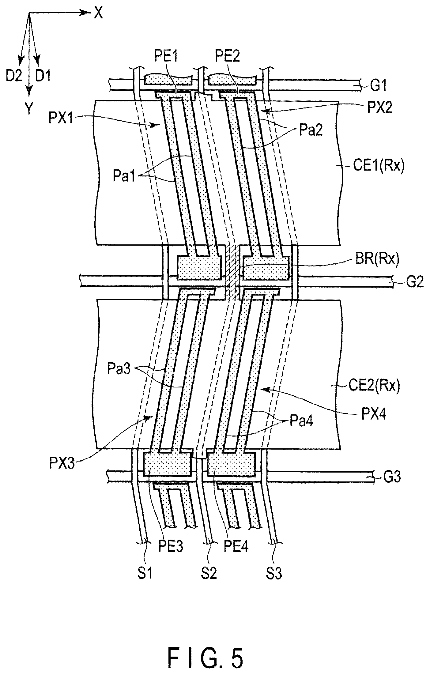 Patent US12504662 Figure 5 – Display device