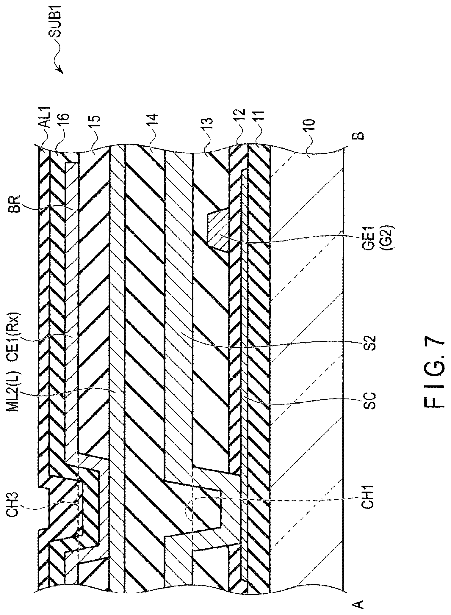 Patent US12504662 Figure 7 – Display device