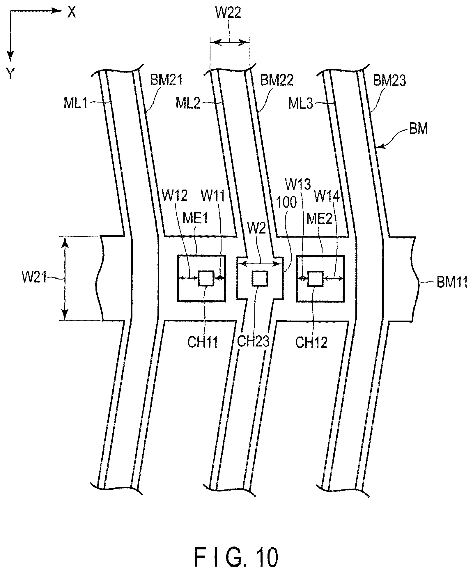 Patent US12504662 Figure 10 – Display device