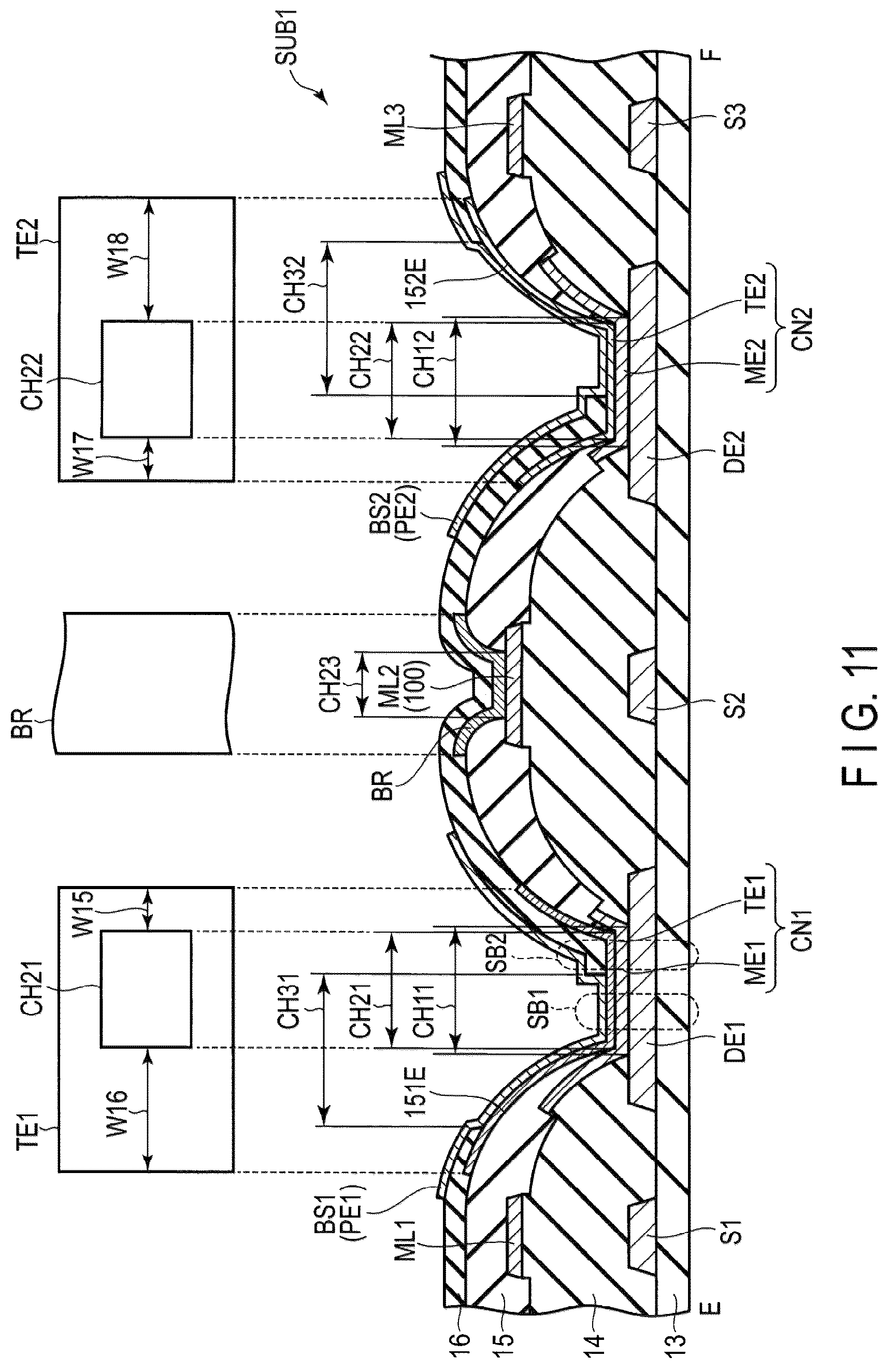 Patent US12504662 Figure 11 – Display device