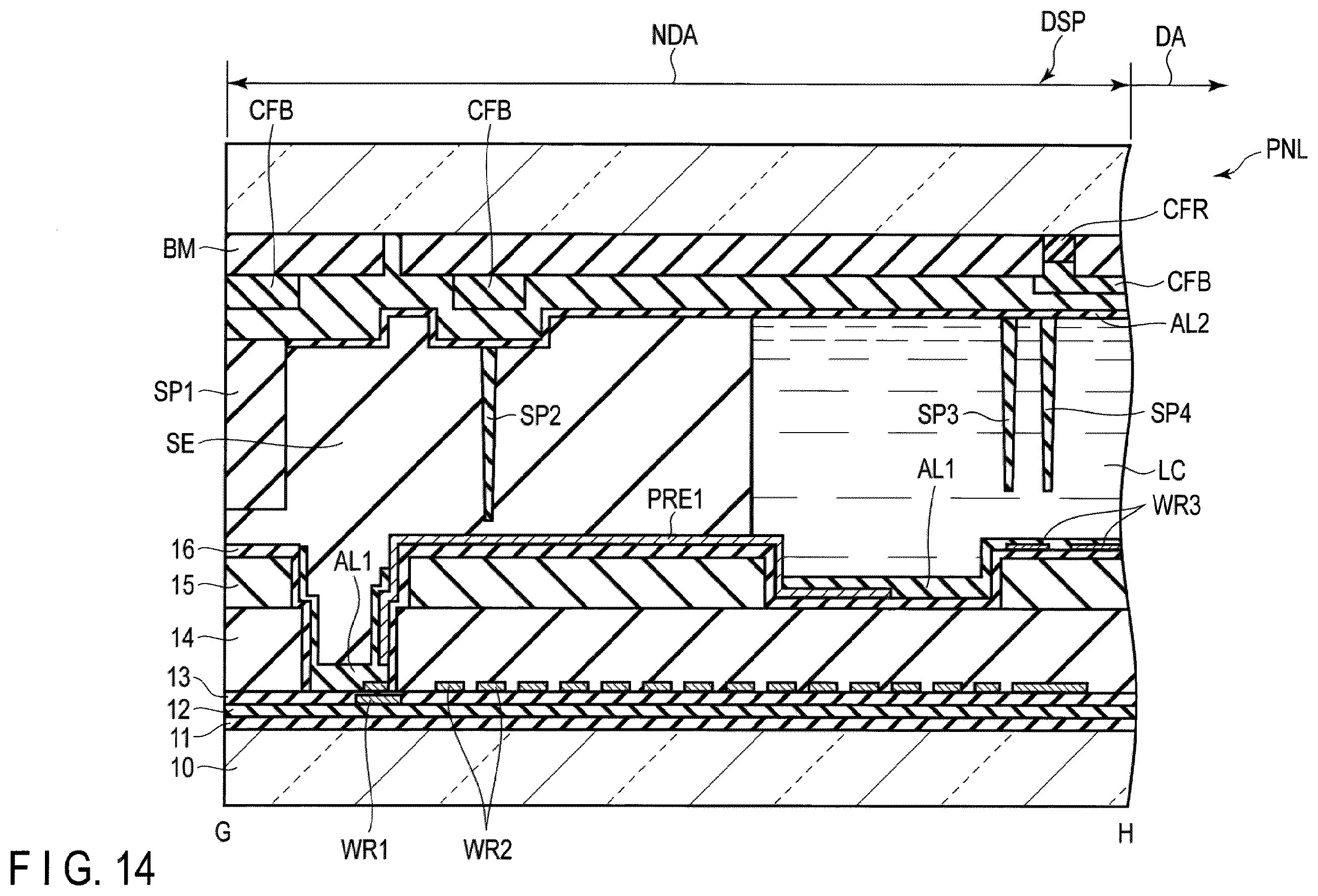 Patent US12504662 Figure 14 – Display device