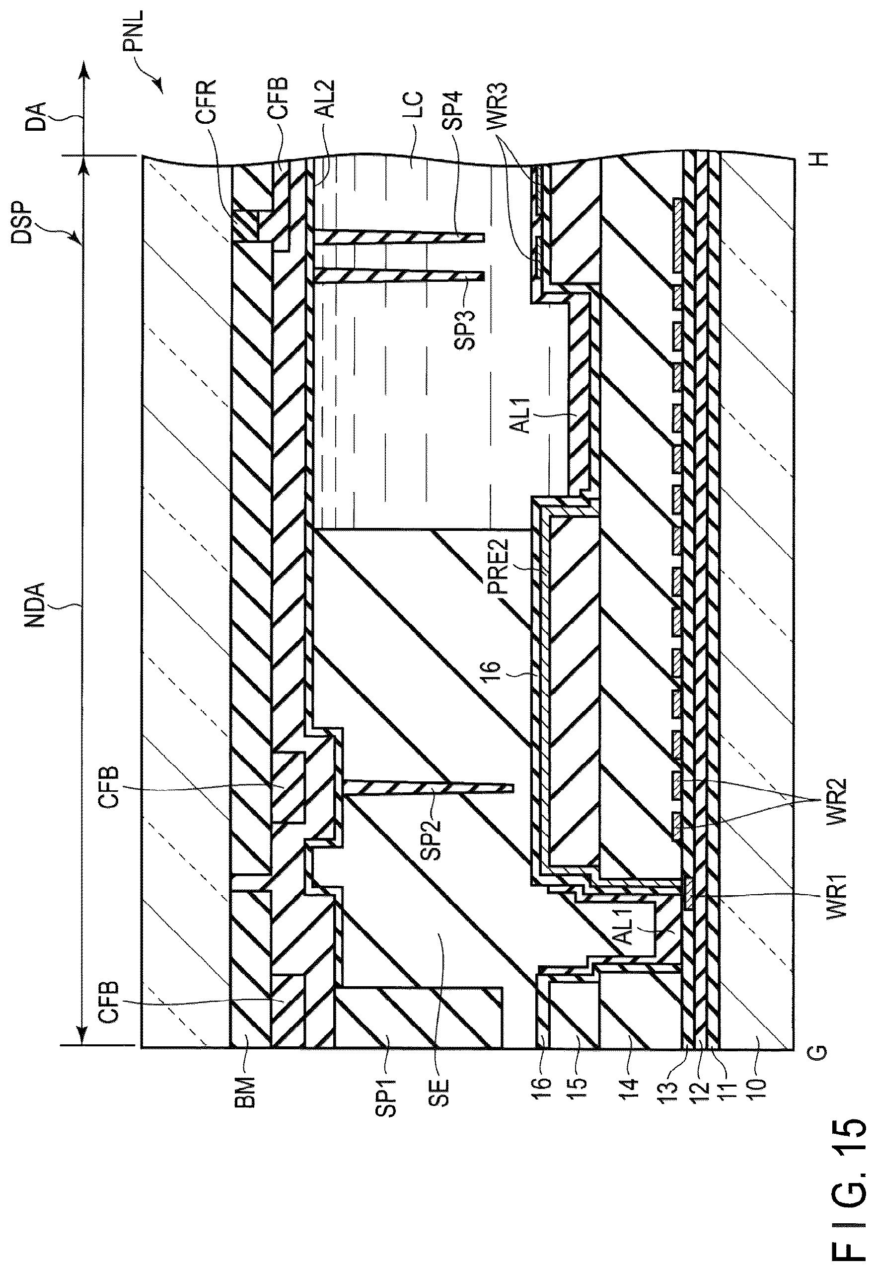 Patent US12504662 Figure 15 – Display device