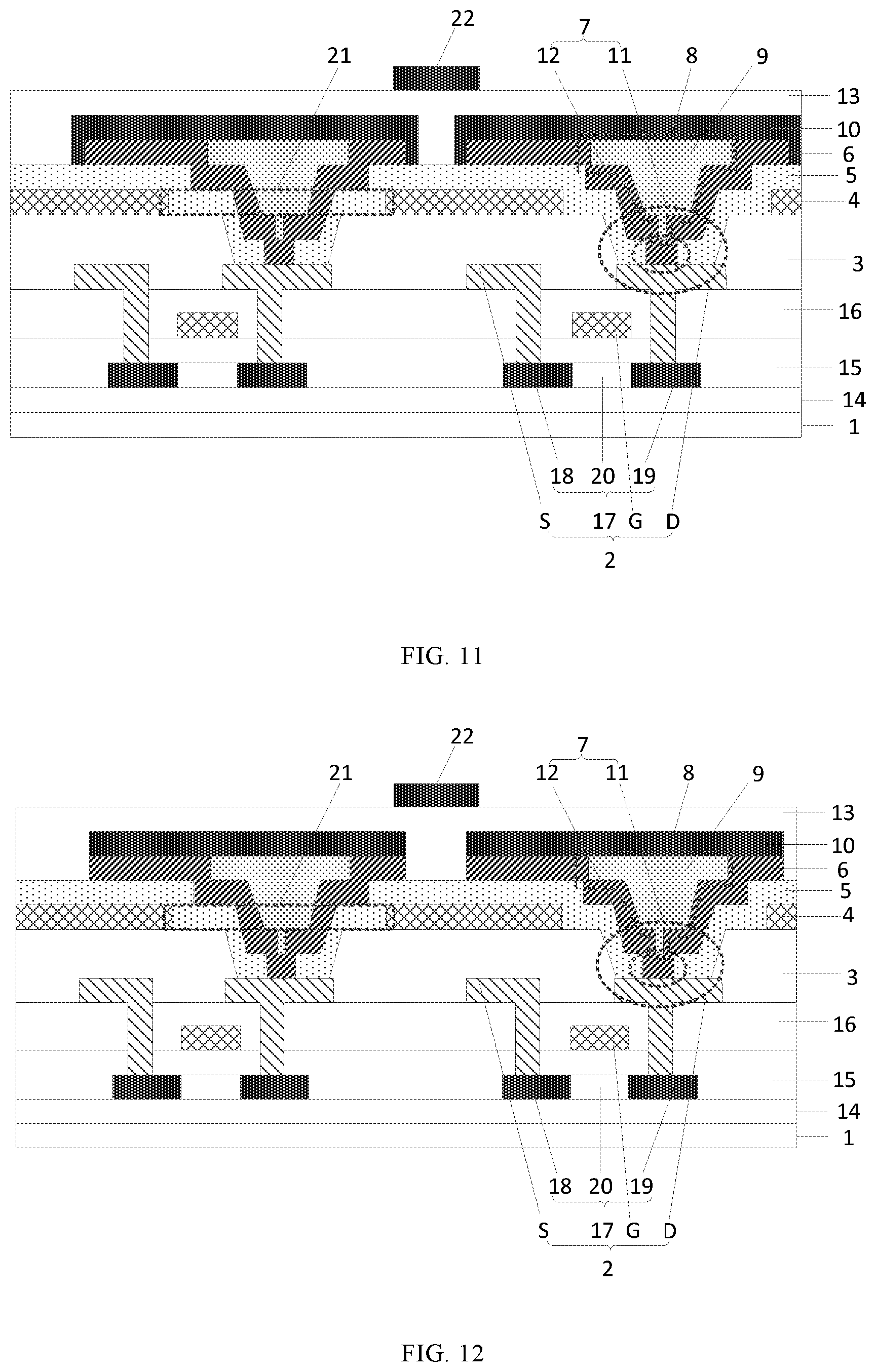 Patent US12504664 Figure 7 – Array substrate, manufacturing method thereof, liquid crystal cell and display apparatus